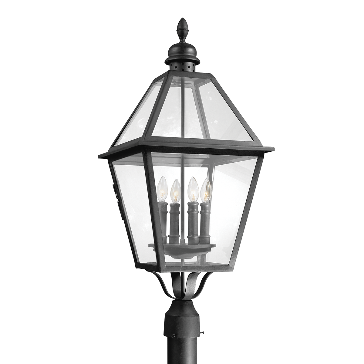 Troy Lighting TOWNSEND 4LT POST LANTERN EXTRA LARGE P9626