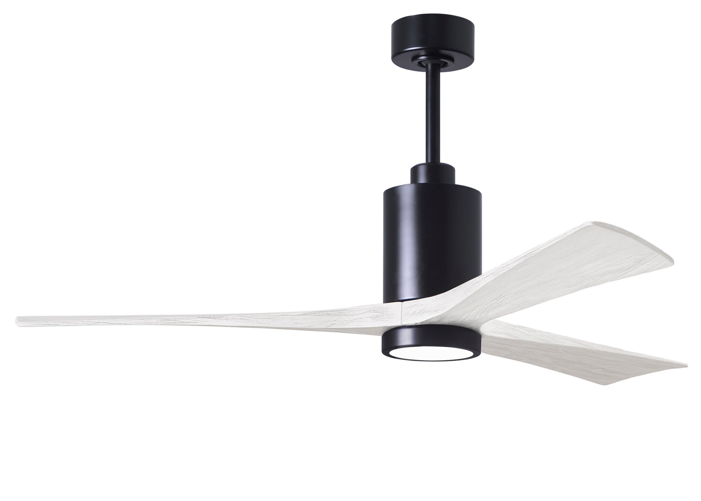 Matthews Fan Company Patricia-3 Ceiling Fan Indoor Ceiling Fans Matthews Fan Company 60" Matte Black Matte White