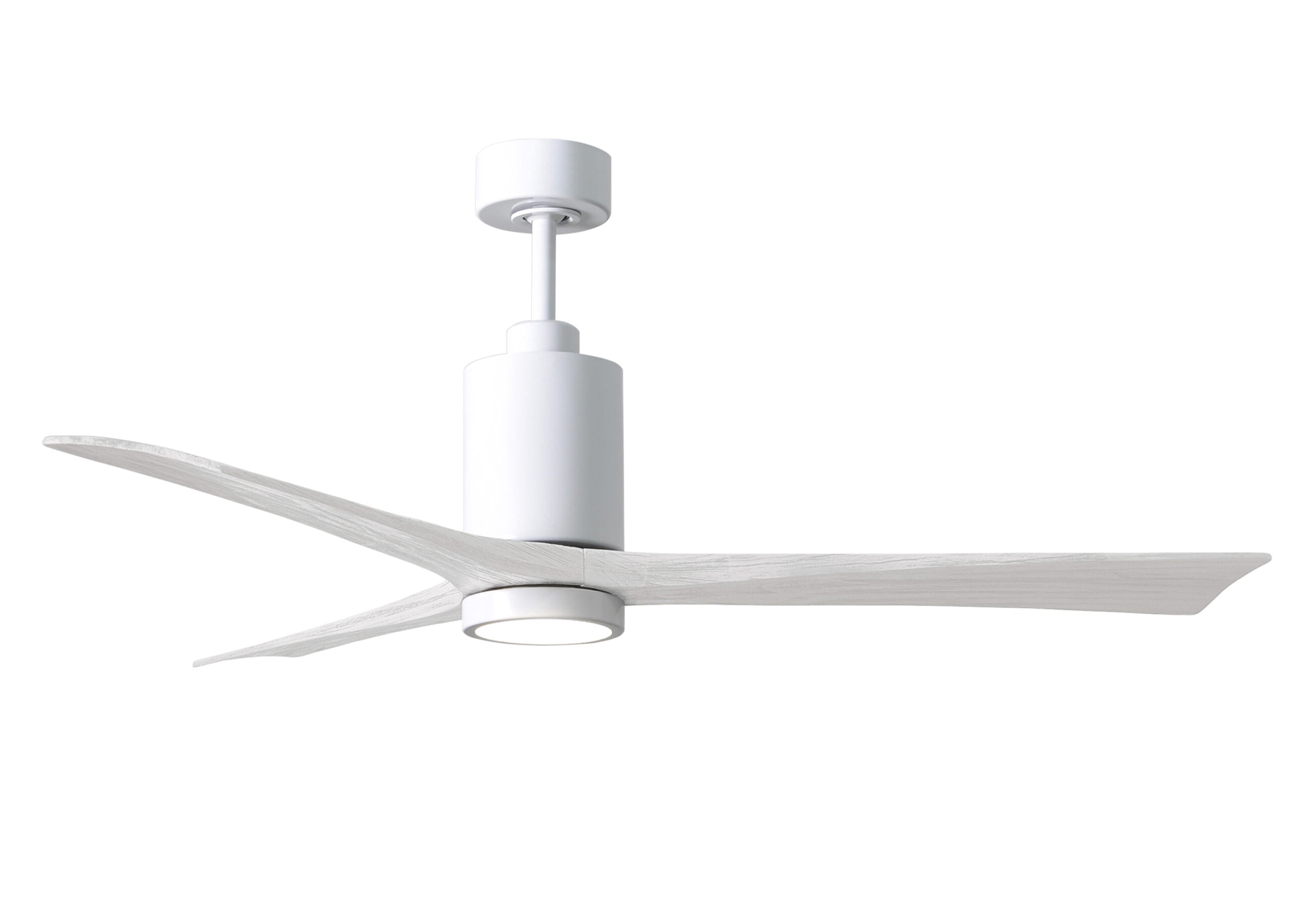 Matthews Fan Company Patricia-3 Ceiling Fan Indoor Ceiling Fans Matthews Fan Company 60" White Matte White