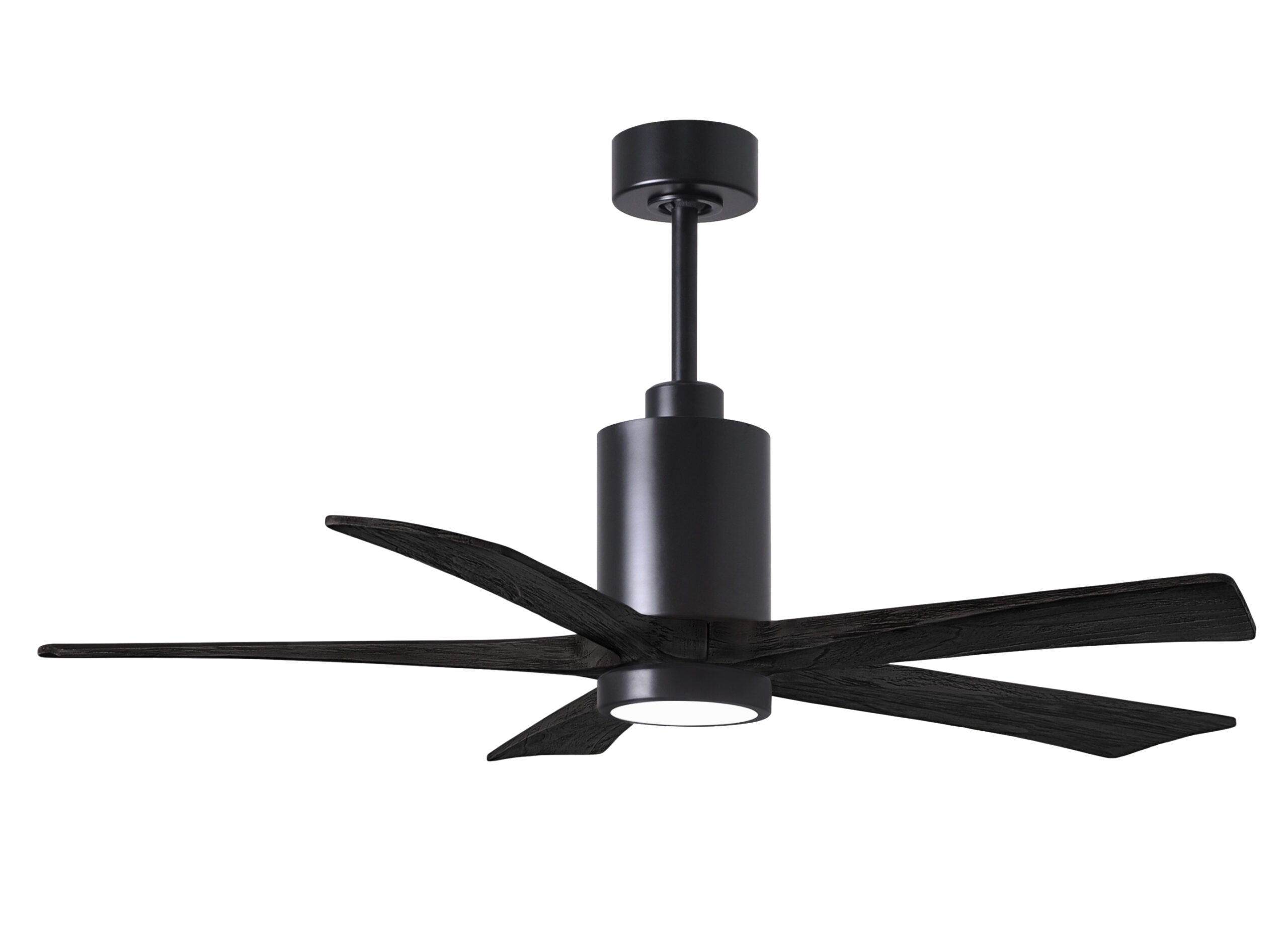 Matthews Fan Company Patricia-5 Ceiling Fan Indoor Ceiling Fans Matthews Fan Company 52" Matte Black Matte Black