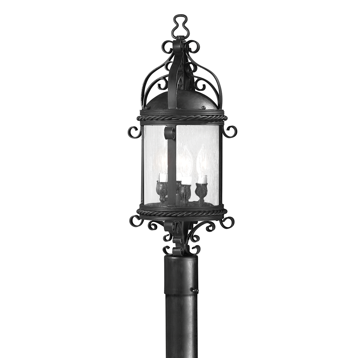 Troy Lighting PAMPLONA 4LT POST LANTERN LARGE PCD9123