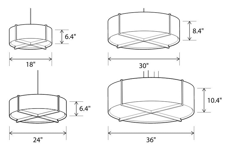 Cerno Plura 30" Pendant