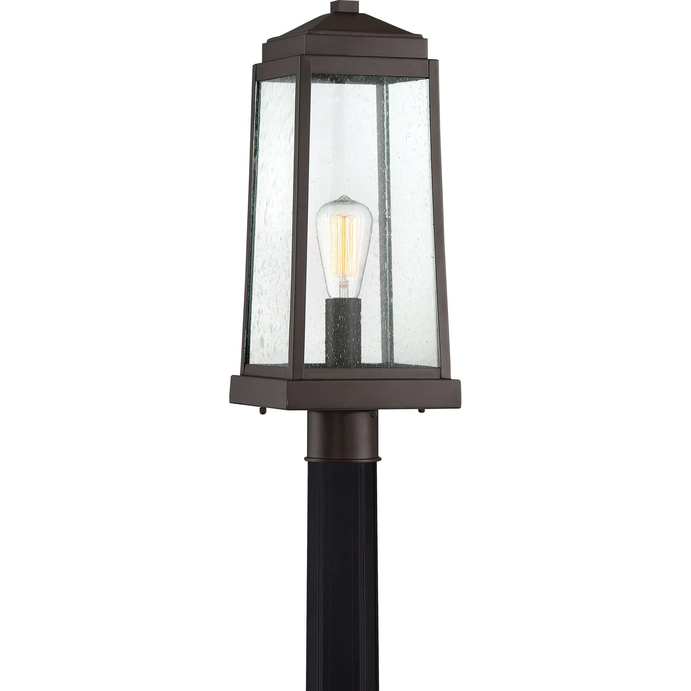 Quoizel  Ravenel Outdoor Lantern, Post Pier & Post Mount Lights Quoizel Western Bronze  