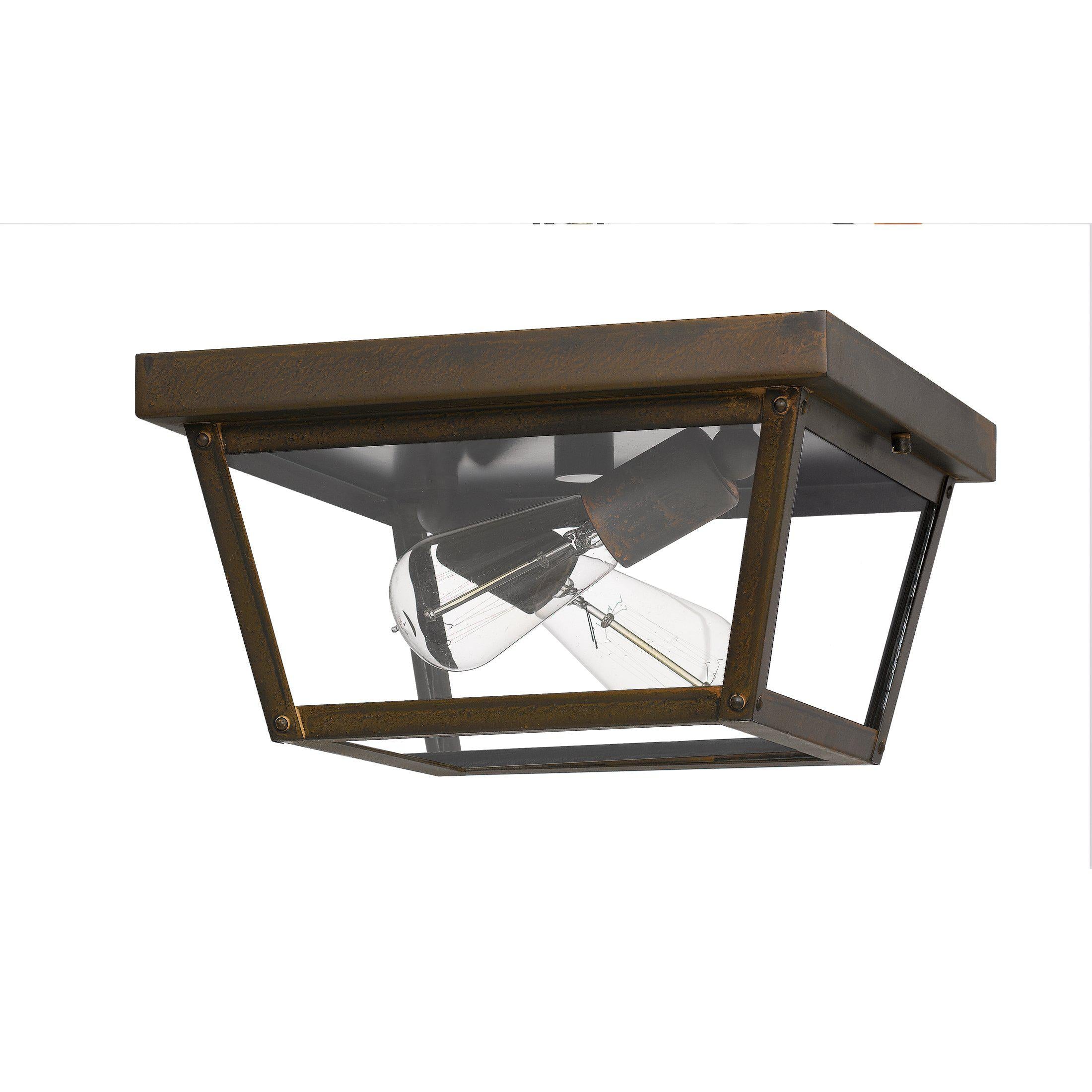 Quoizel Rue De Royal Outdoor Lantern, Flushmopunt