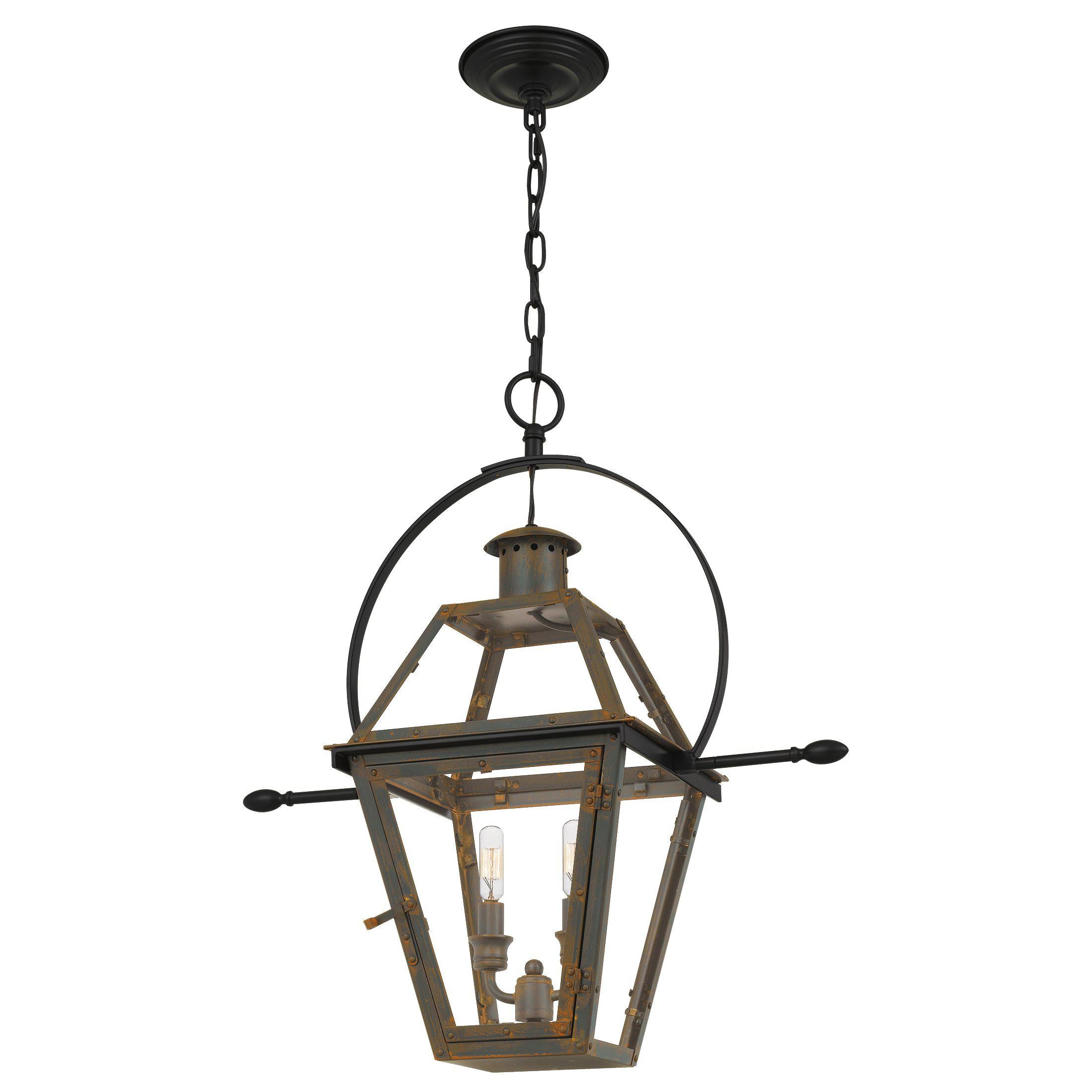 Quoizel  Rue De Royal Outdoor Lantern, Hanging Outdoor Light Fixture l Hanging Quoizel   