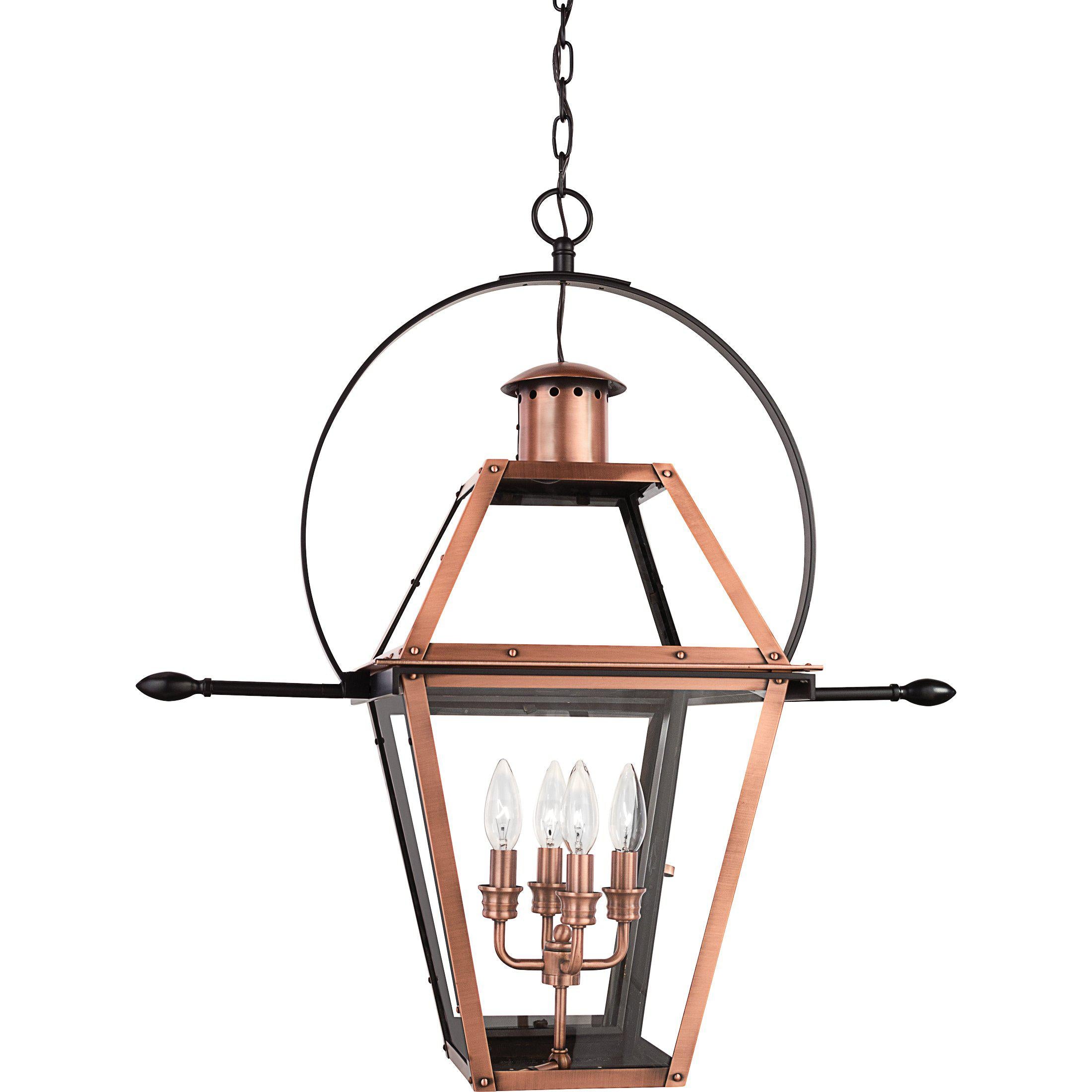 Quoizel  Rue De Royal Outdoor Lantern, Hanging Large Outdoor Hanging Lights Quoizel Aged Copper  