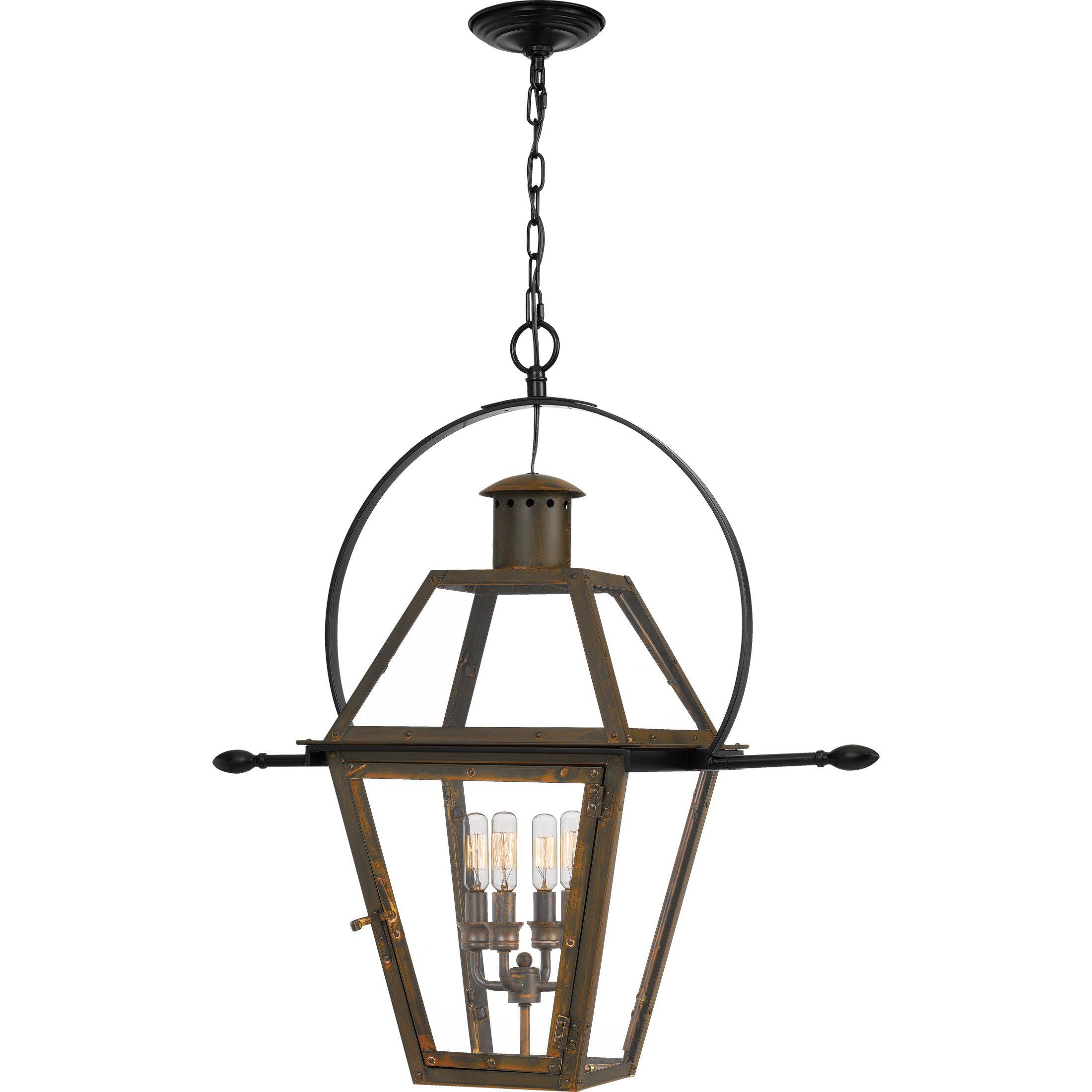 Quoizel  Rue De Royal Outdoor Lantern, Hanging Large Outdoor Hanging Lights Quoizel Industrial Bronze  