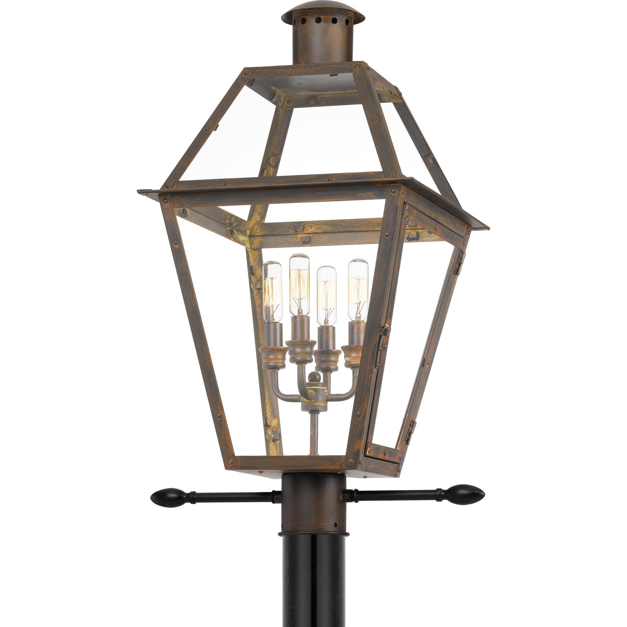 Quoizel  Rue De Royal Outdoor Lantern, Post Pier & Post Mount Lights Quoizel   