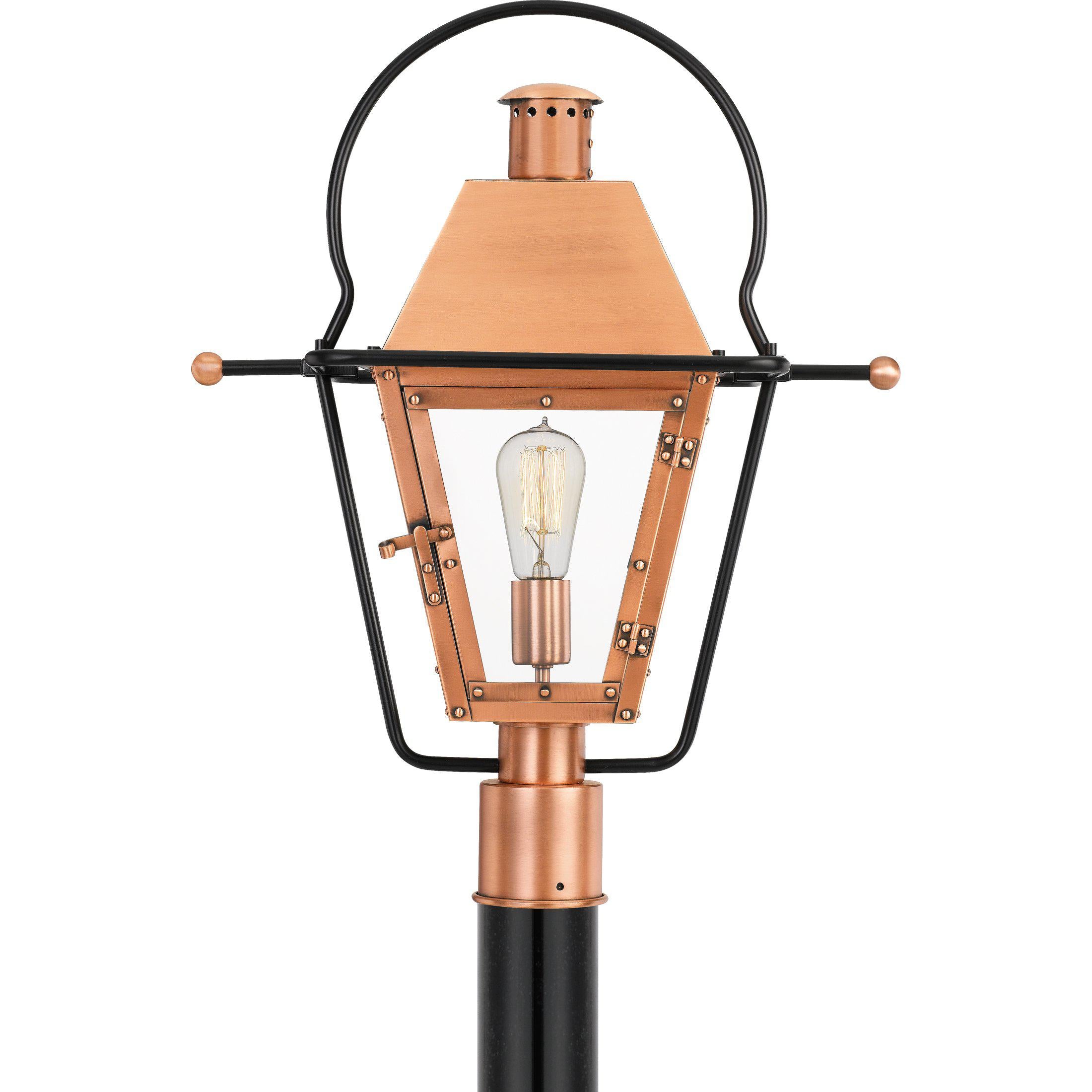 Quoizel Rue De Royal Outdoor Lantern, Post Large