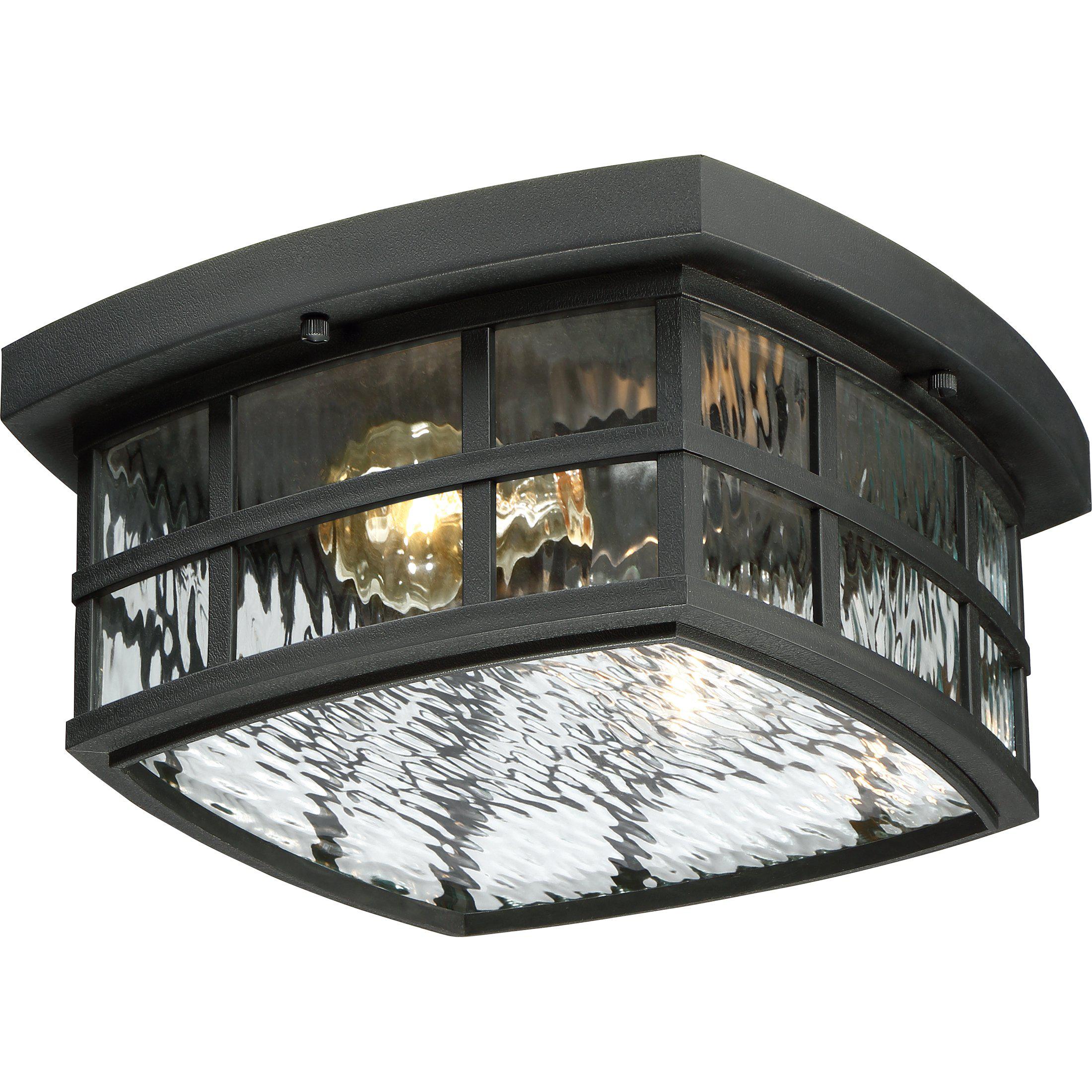 Quoizel  Stonington Outdoor Lantern, Flushmount Outdoor Wall Lights Quoizel Mystic Black  