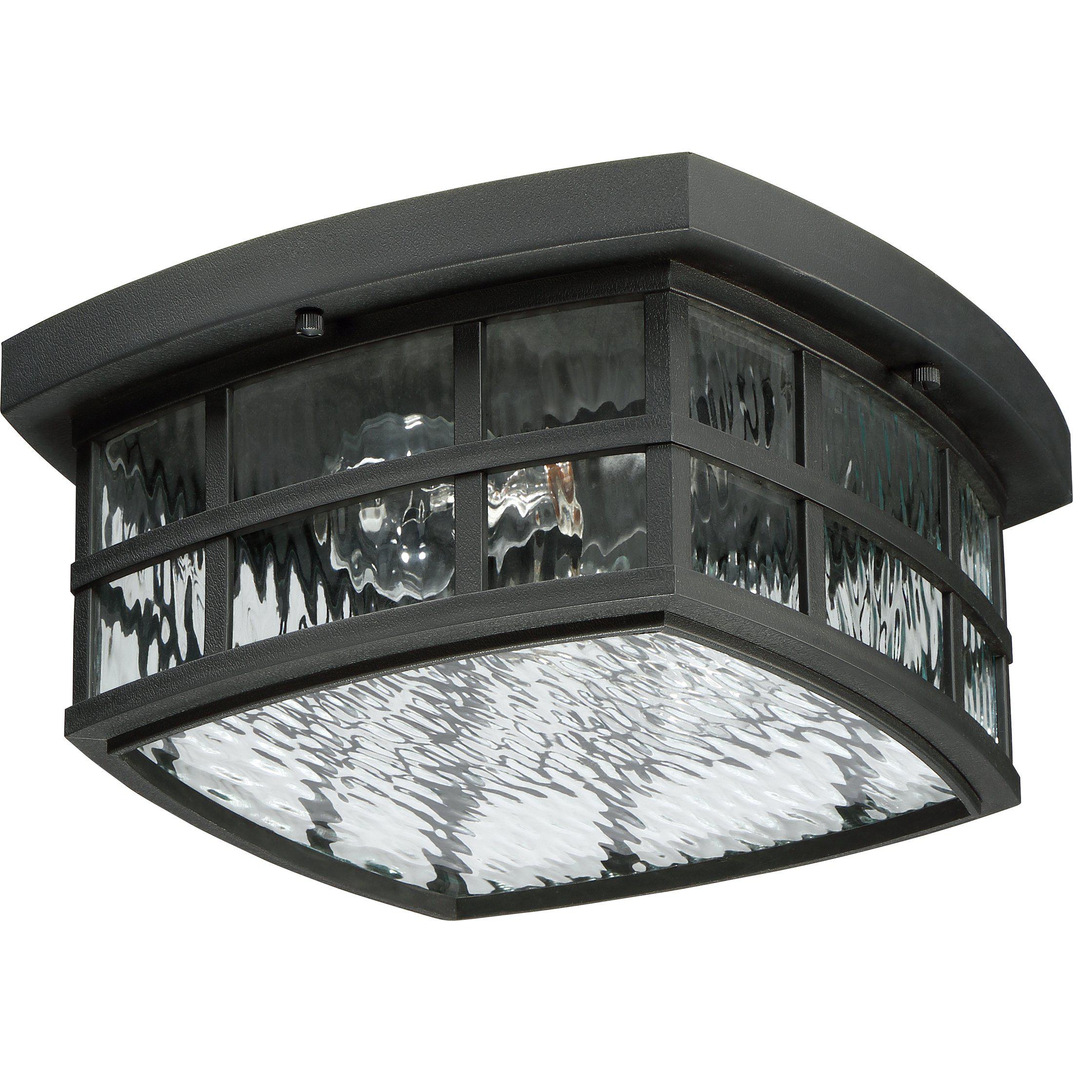 Quoizel Stonington Outdoor Lantern, Flushmount