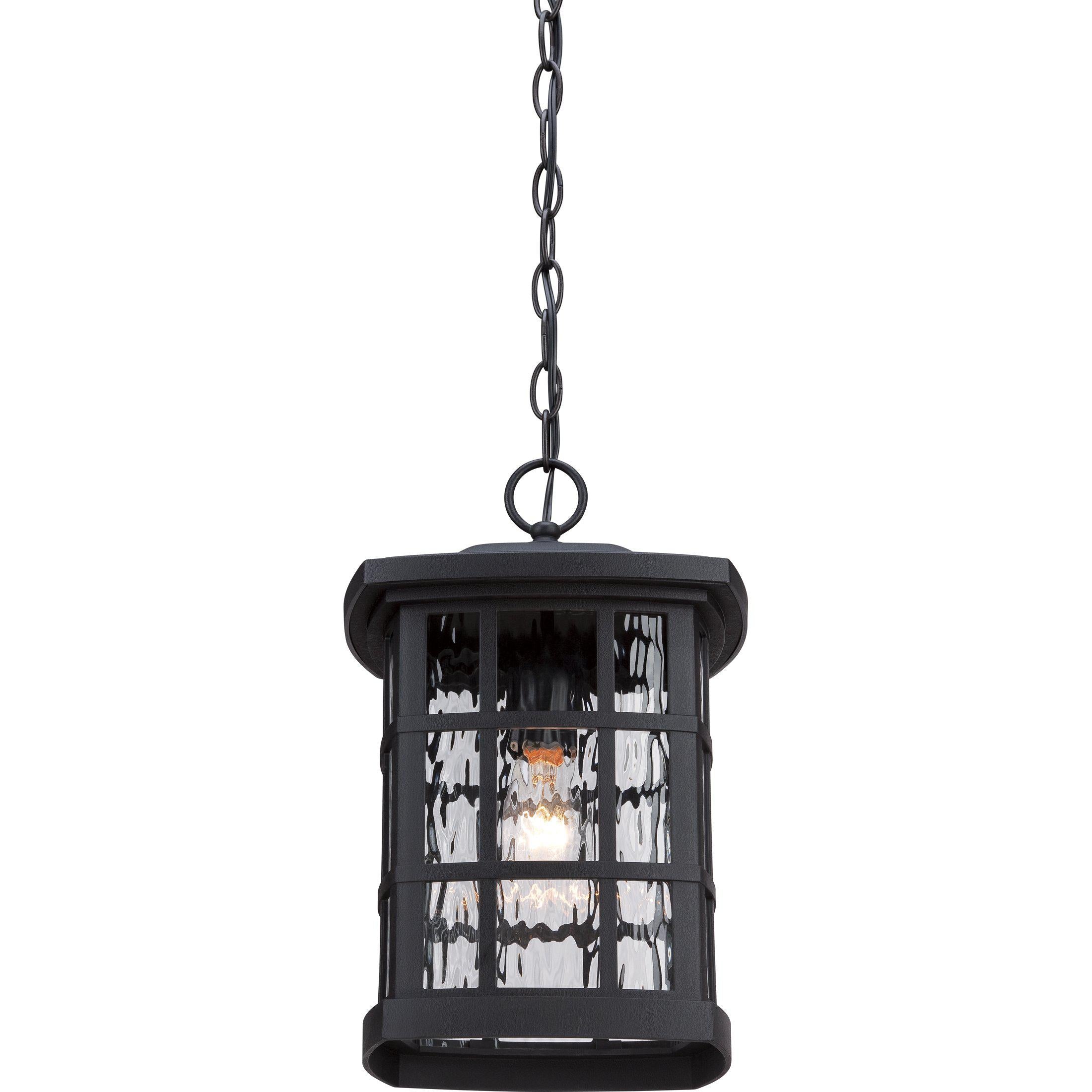 Quoizel Stonington Outdoor Lantern, Hanging