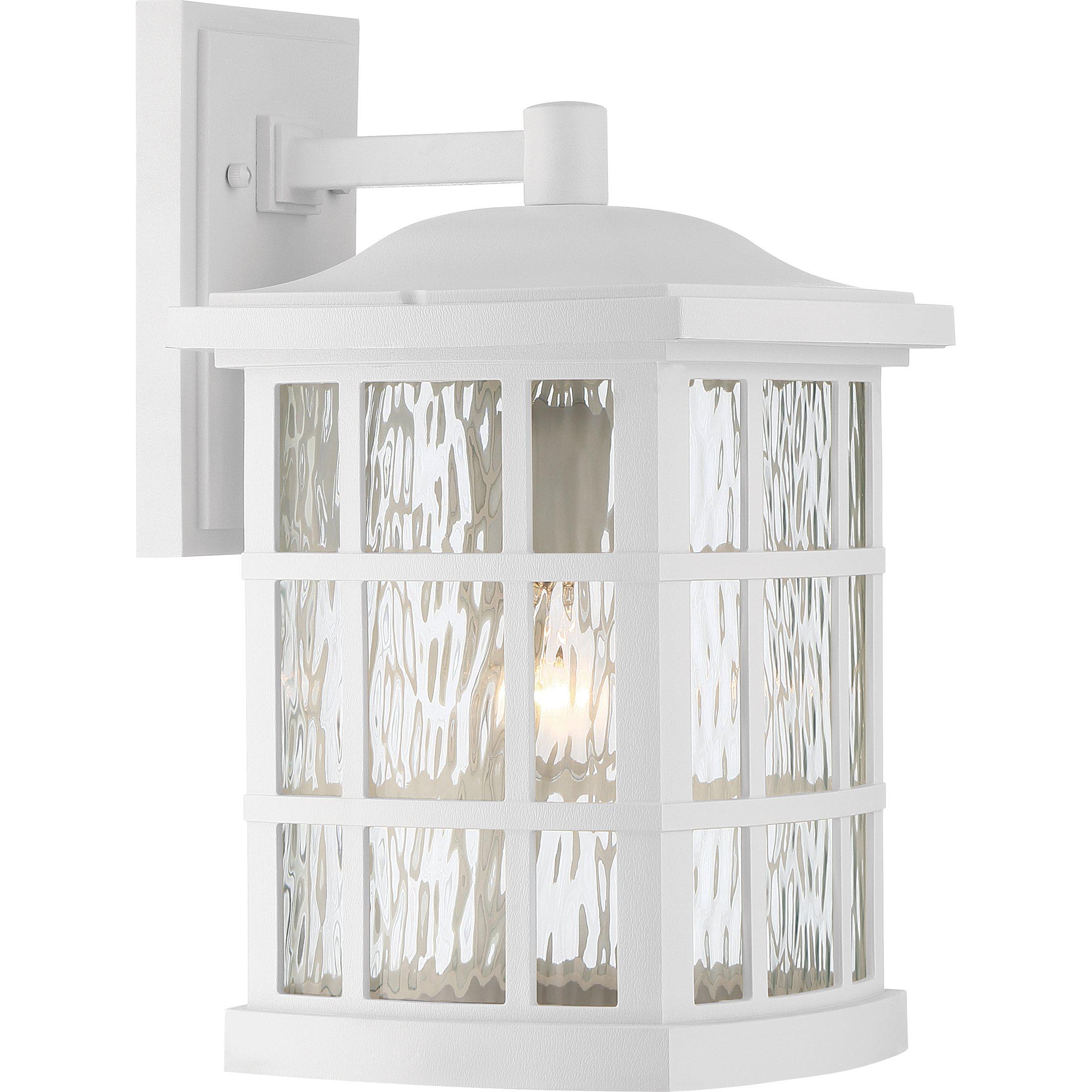 Quoizel  Stonington Outdoor Lantern, Large Outdoor Wall Lights Quoizel White Lustre  