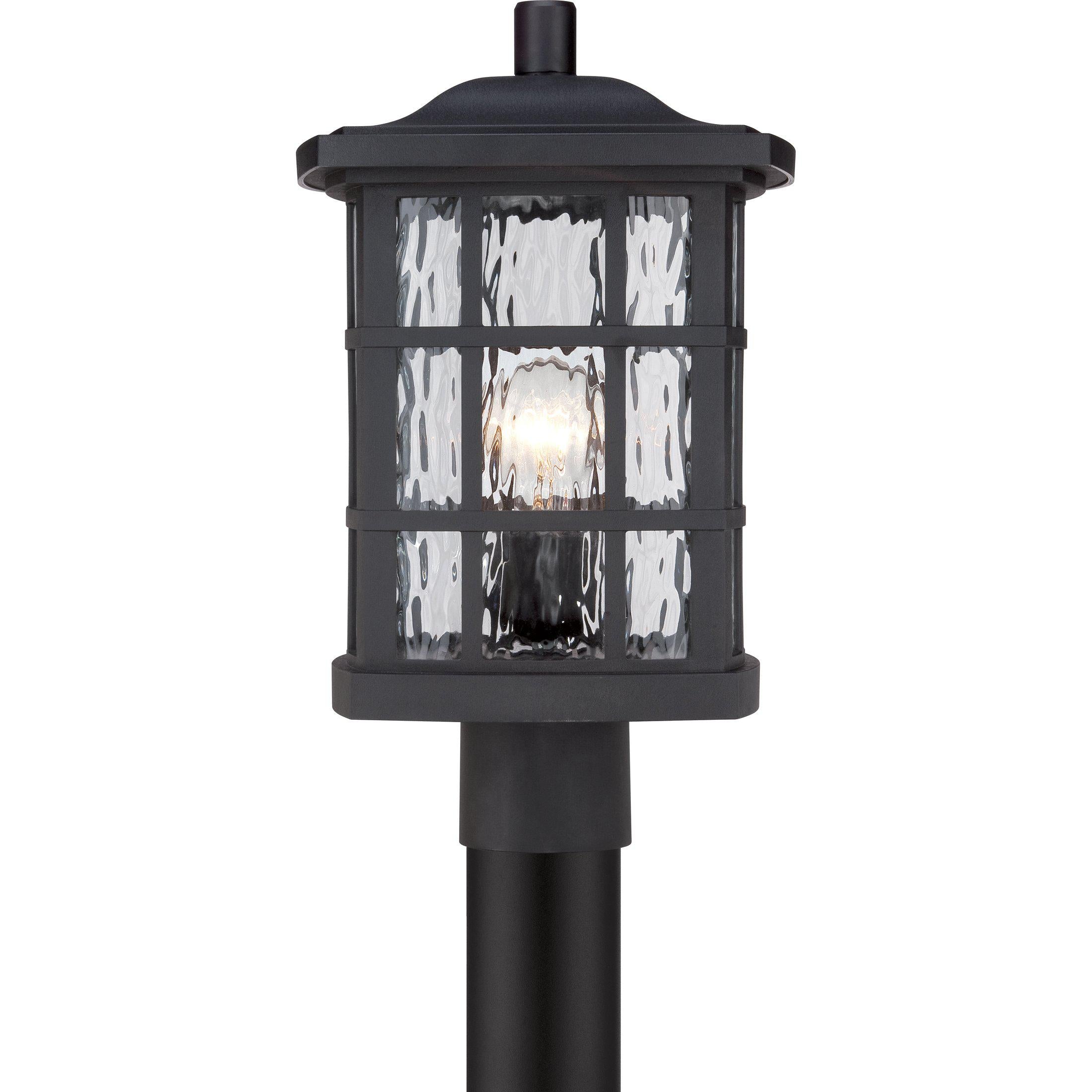 Quoizel Stonington Outdoor Lantern, Post