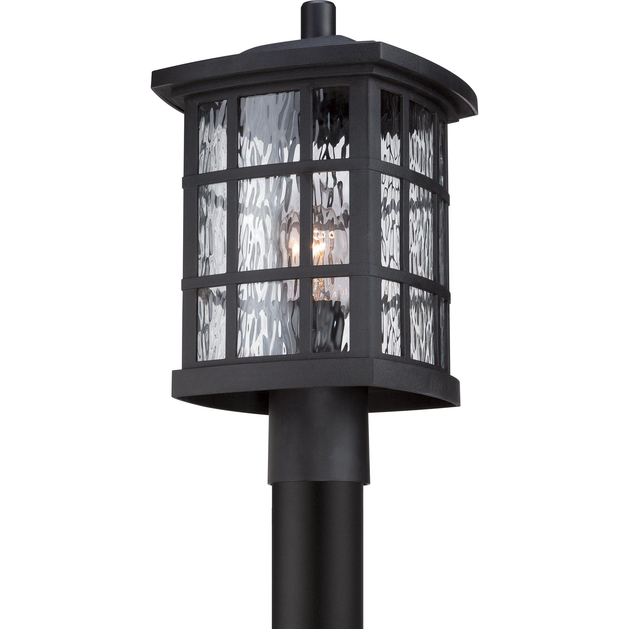 Quoizel Stonington Outdoor Lantern, Post