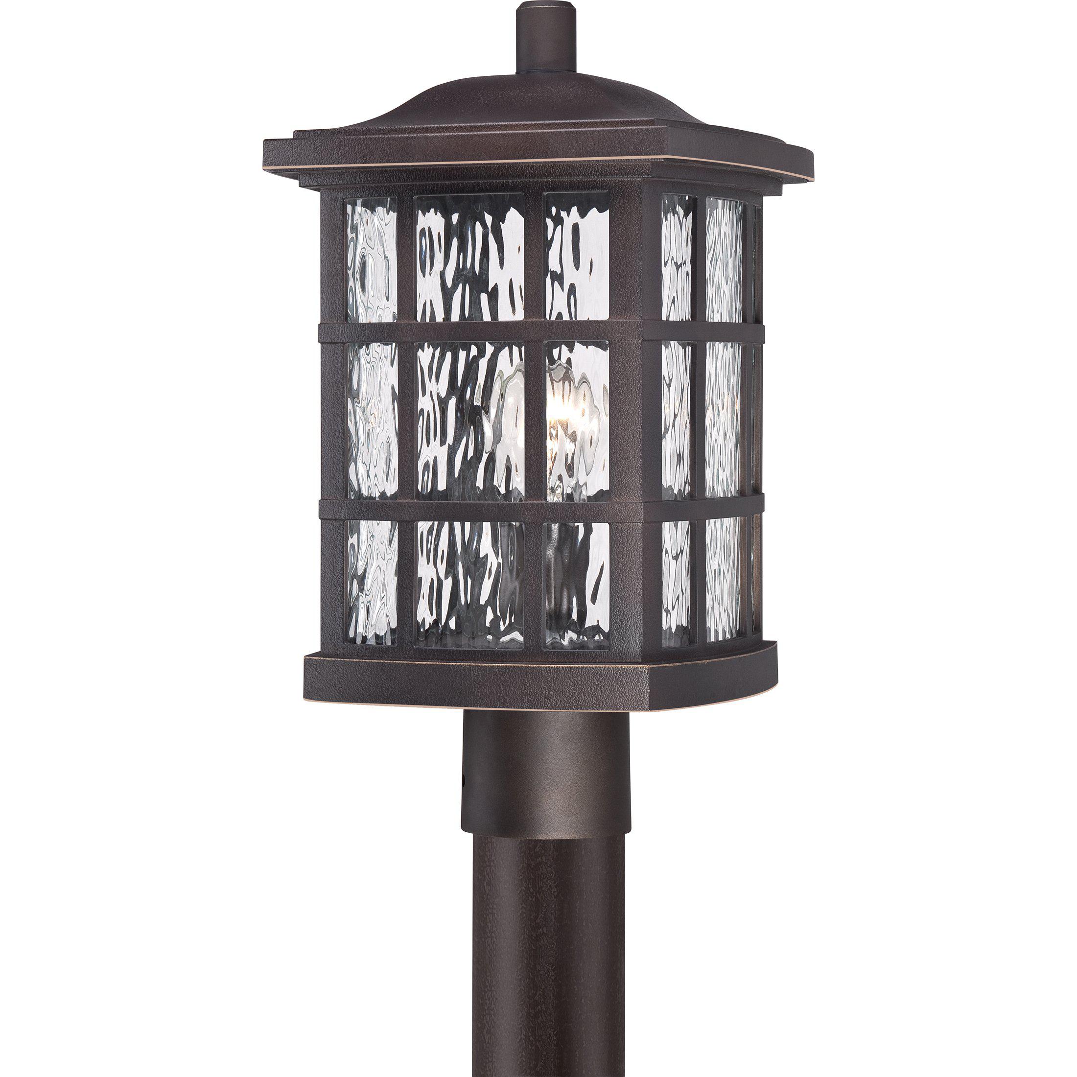 Quoizel  Stonington Outdoor Lantern, Post Pier & Post Mount Lights Quoizel Palladian Bronze  