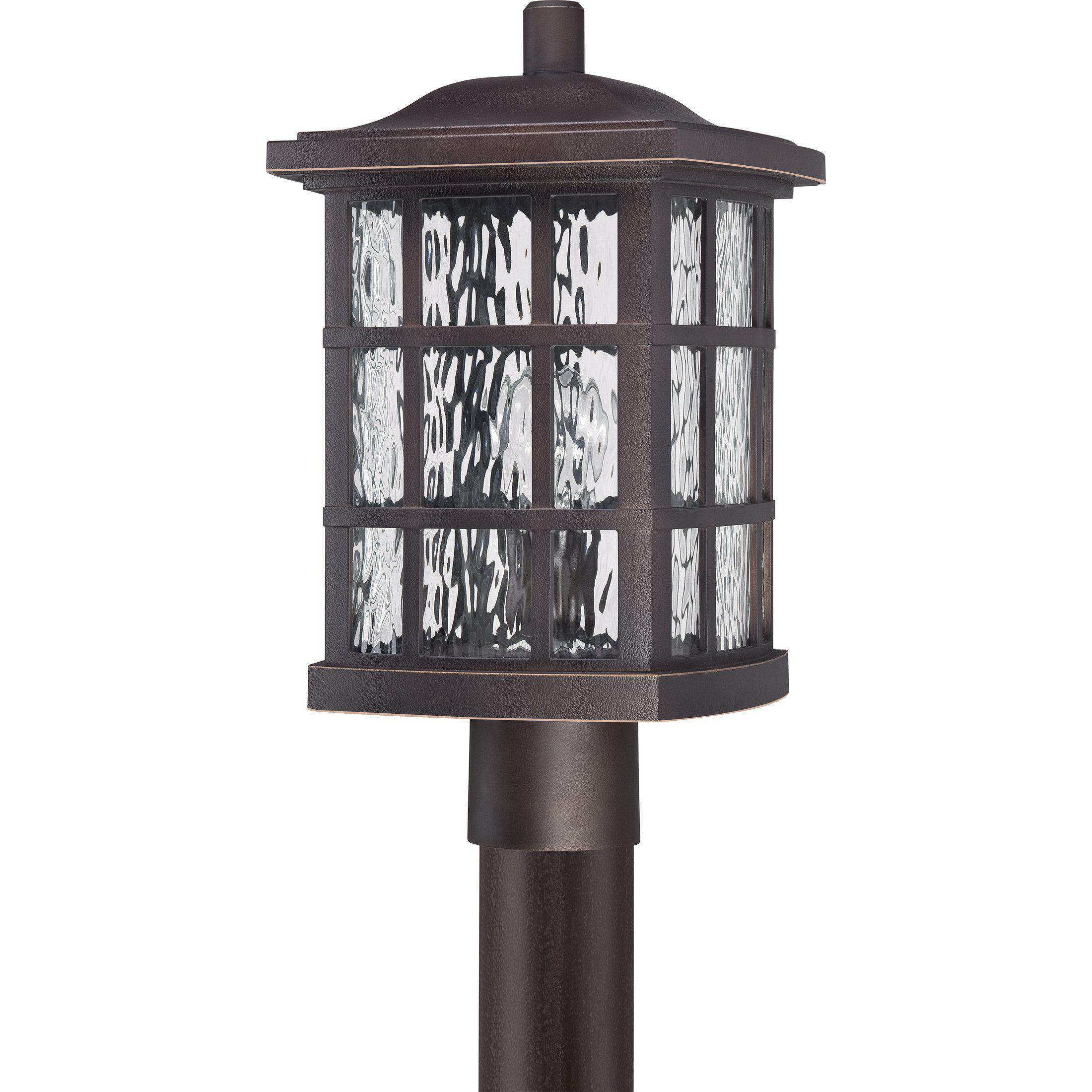 Quoizel Stonington Outdoor Lantern, Post