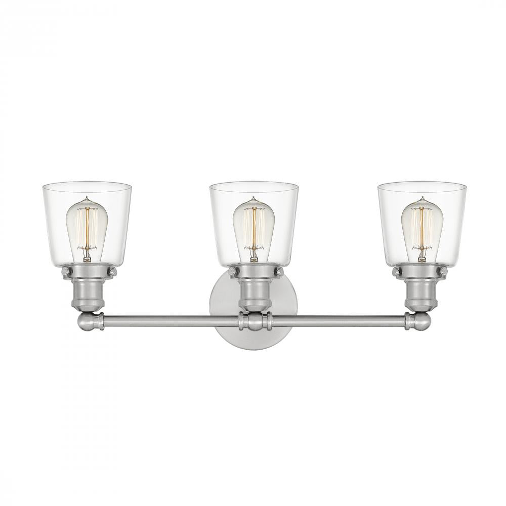 Quoizel Union Bath Light UNIC8603 Vanity Lights Quoizel Brushed Nickel  