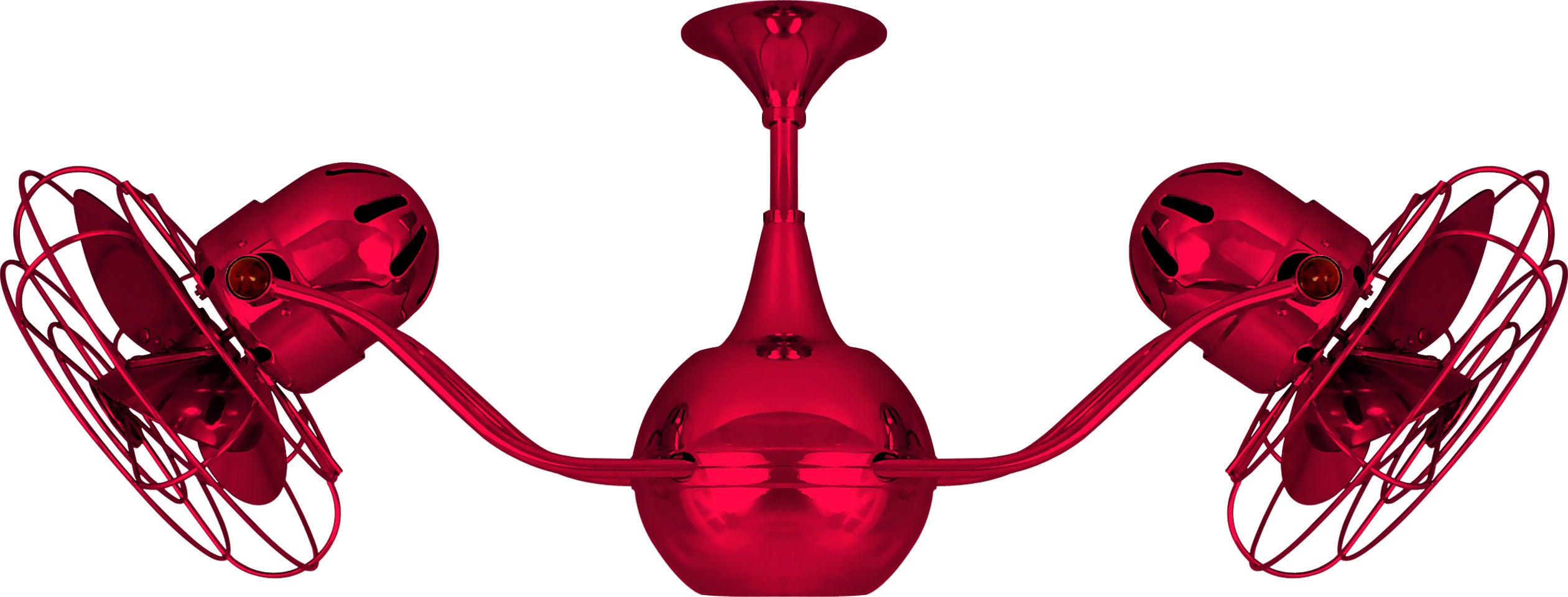 Matthews Fan Company Vent Bettina Rotational Fan Ceiling Fan Matthews Fan Company 42" Red Rubi