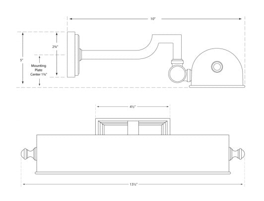 Visual Comfort Dean 12" Picture Light