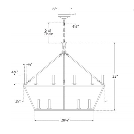 Visual Comfort Darlana Large Two-Tiered Ring Chandelier Chandeliers Visual Comfort   