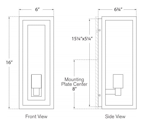 Visual Comfort Fresno Medium 3/4 Wall Lantern Outdoor Flush Mounts Visual Comfort & Co.   