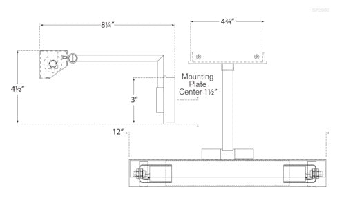 Visual Comfort McClain 12" Hardwired Picture Light Wall Sconces Visual Comfort & Co.   