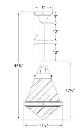 Visual Comfort Gale Small Pendant