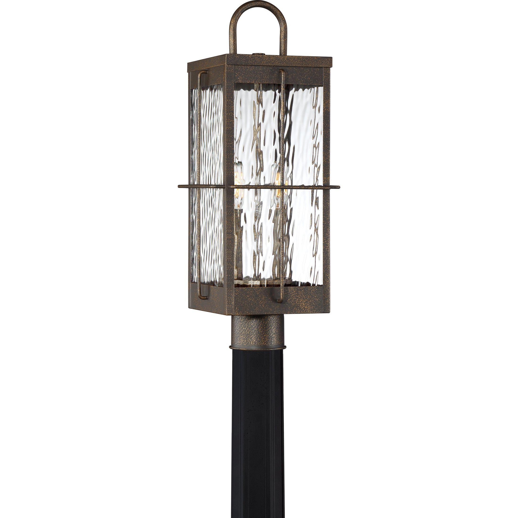 Quoizel  Ward Outdoor Lantern, Post Pier & Post Mount Lights Quoizel Gilded Bronze  