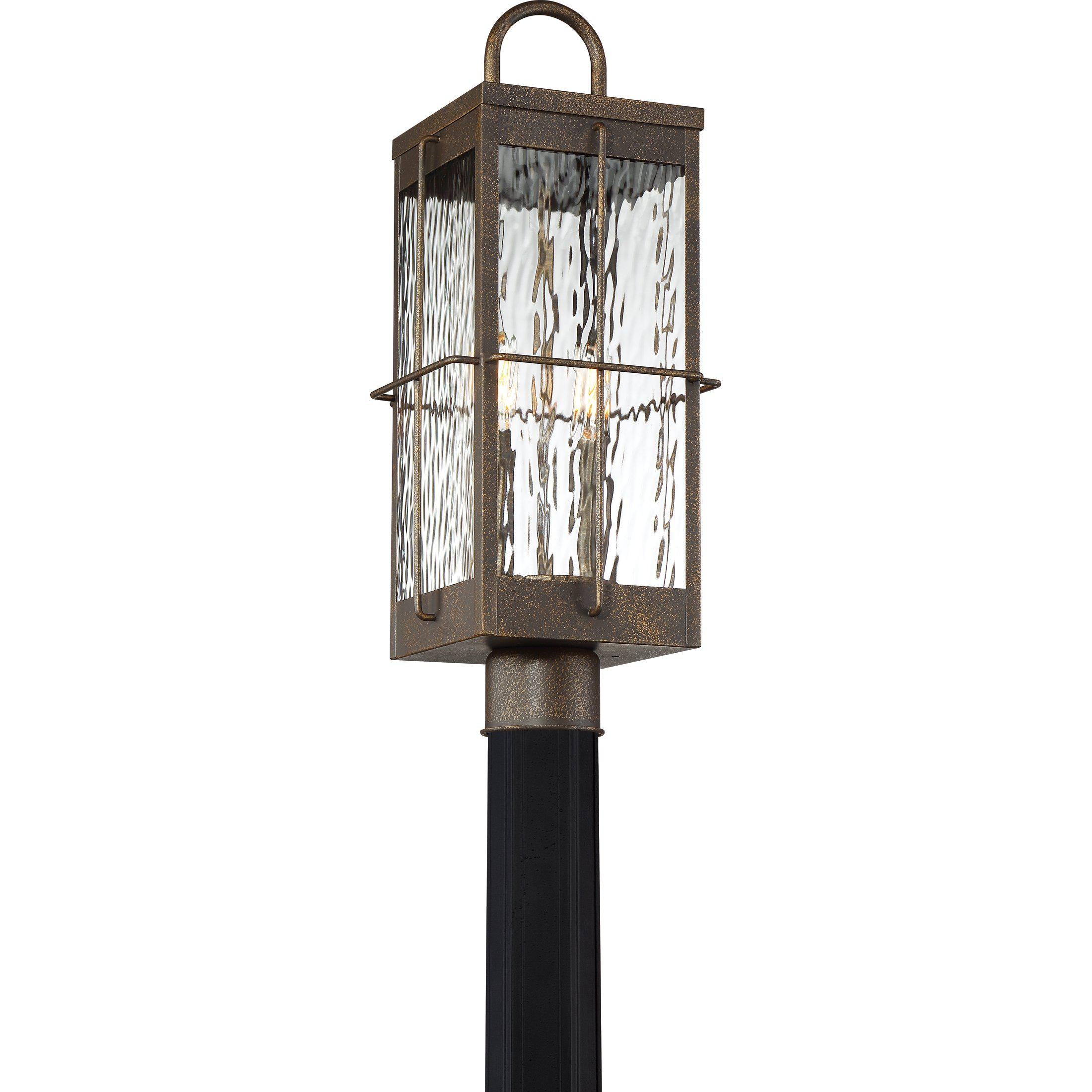 Quoizel Ward Outdoor Lantern, Post