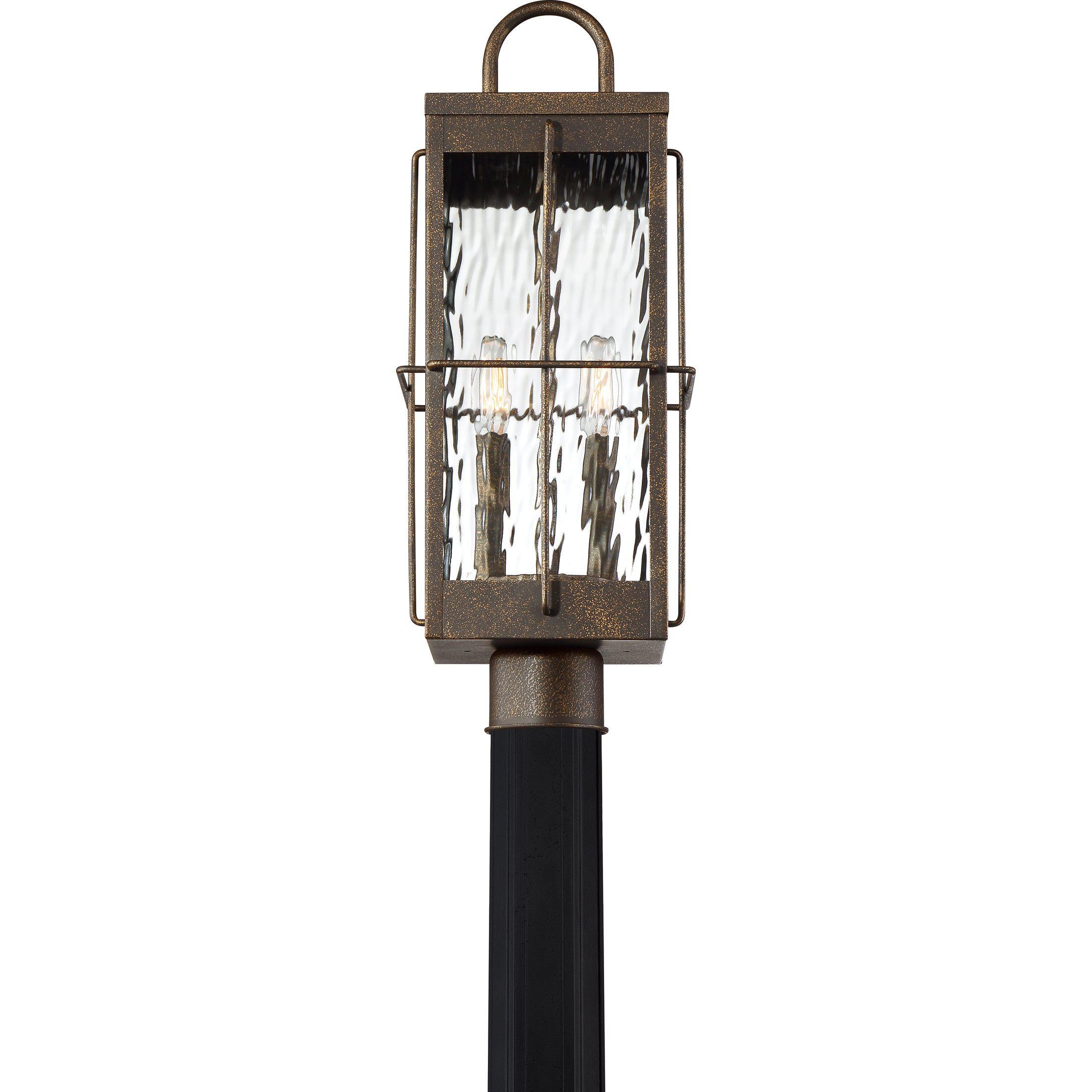 Quoizel Ward Outdoor Lantern, Post