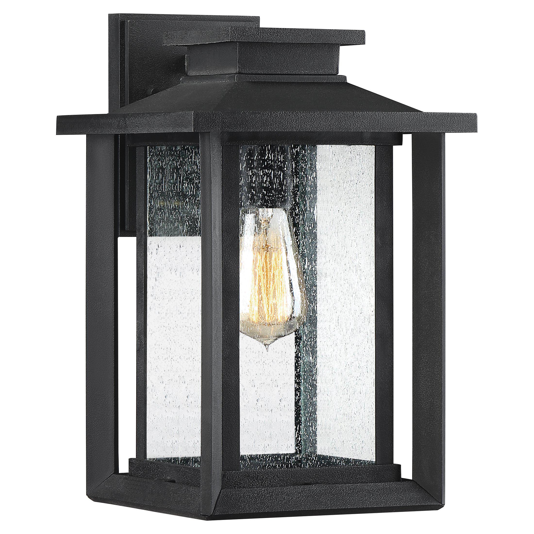 Quoizel  Wakefield Outdoor Lantern, Medium Outdoor Wall Lights Quoizel Earth Black  