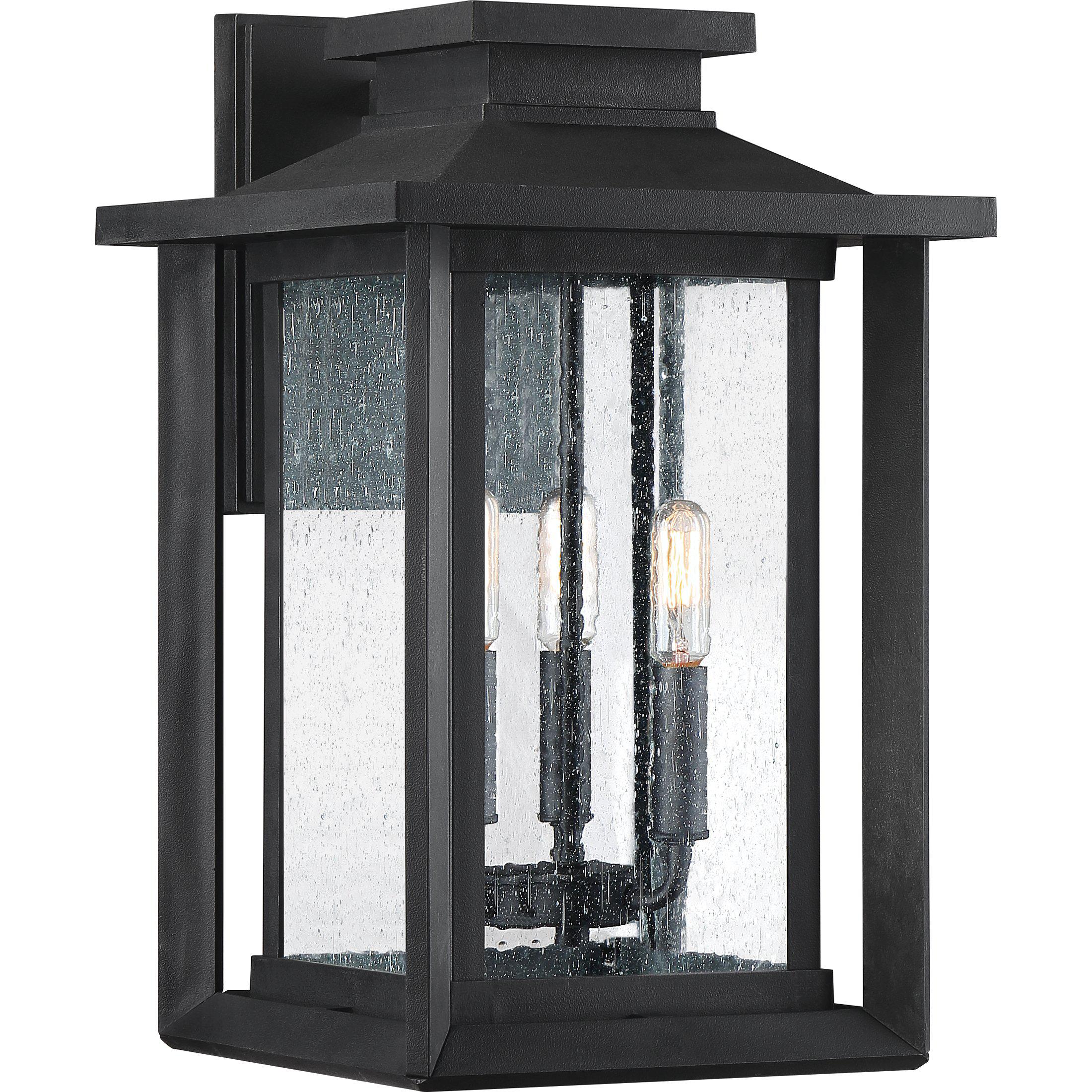 Quoizel  Wakefield Outdoor Lantern, Large Outdoor Wall Lights Quoizel Earth Black  