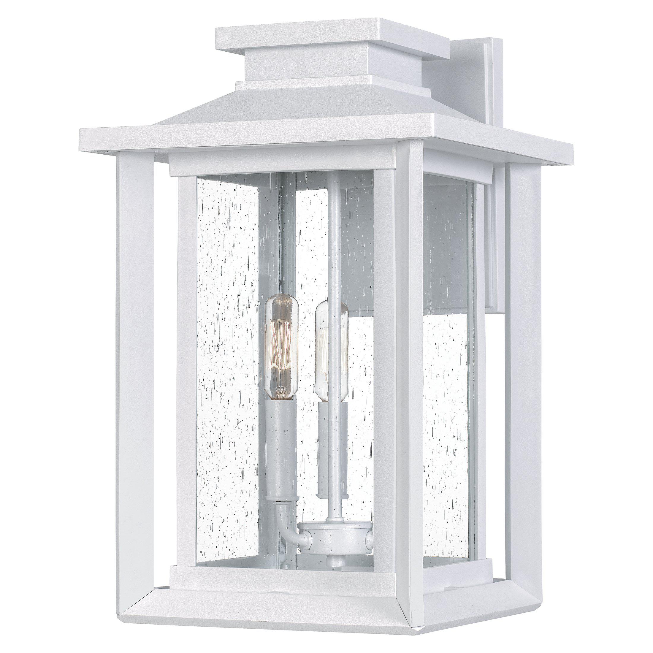 Quoizel  Wakefield Outdoor Lantern, Large Outdoor Wall Lights Quoizel White Lustre  