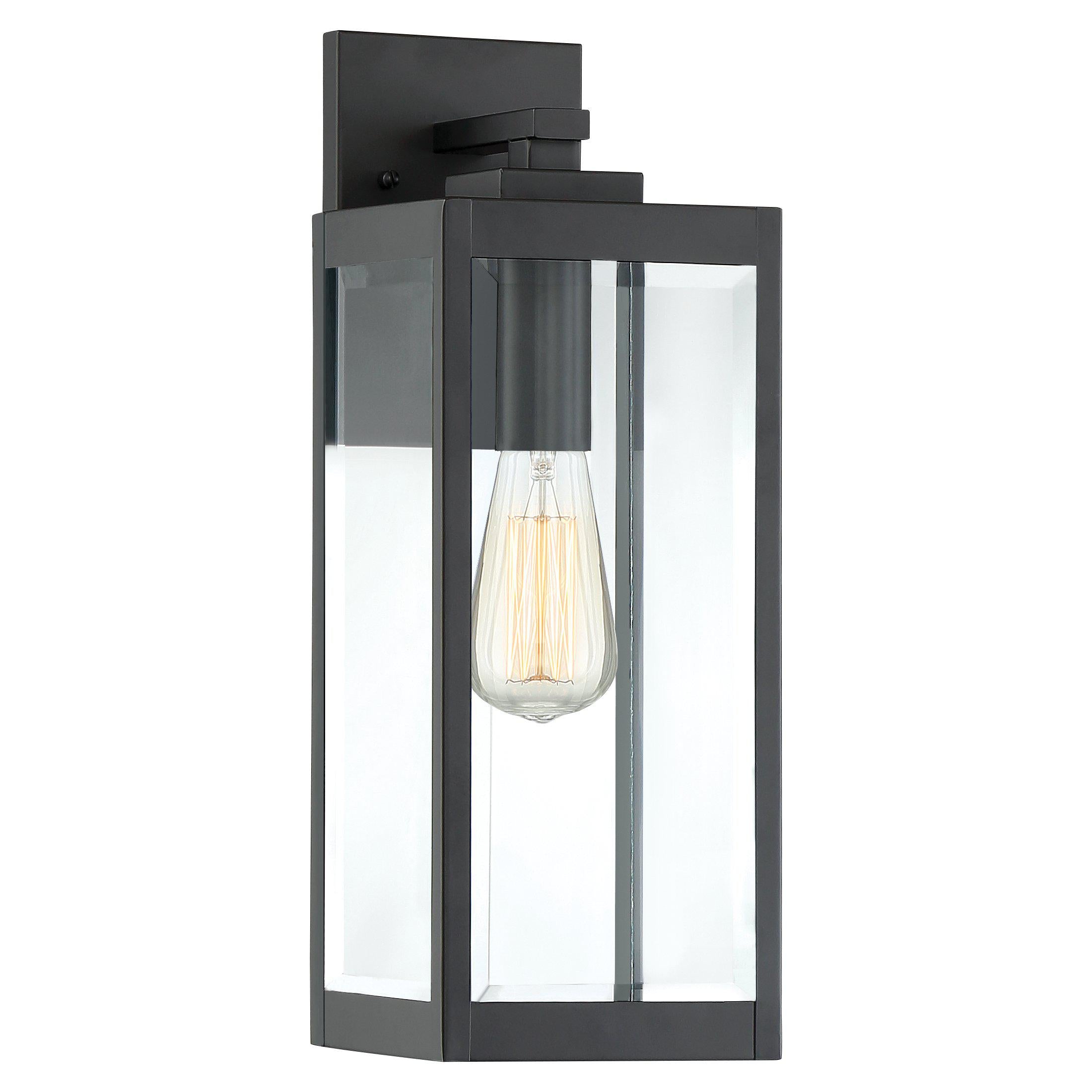 Quoizel  Westover Outdoor Lantern, Medium WVR8406 Outdoor l Wall Quoizel Earth Black  