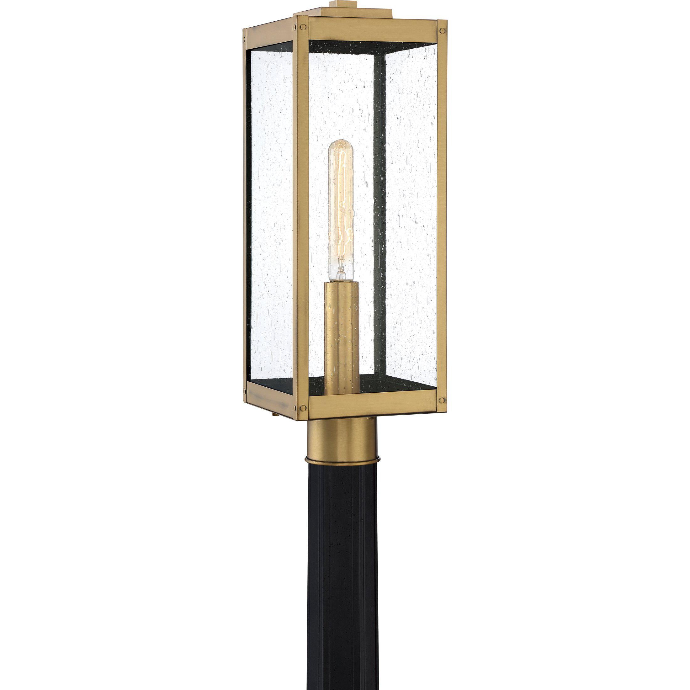 Quoizel Westover Outdoor Lantern, Post