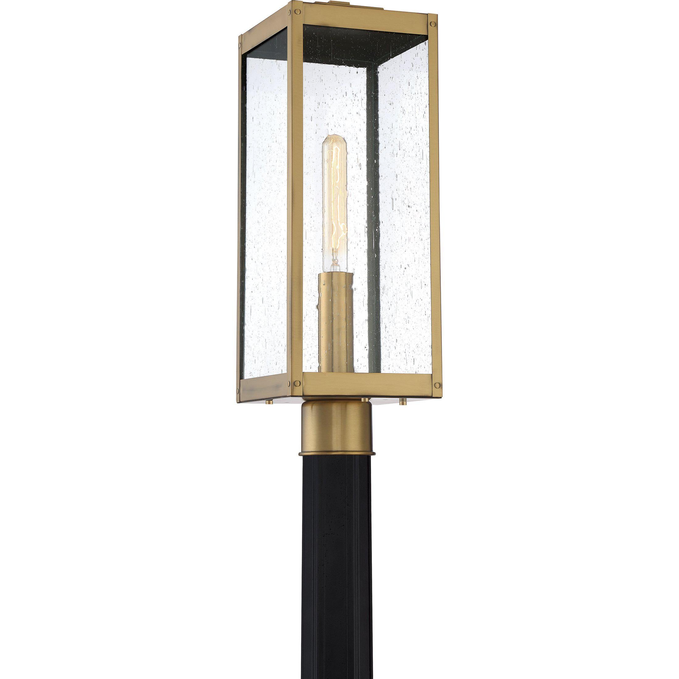 Quoizel Westover Outdoor Lantern, Post