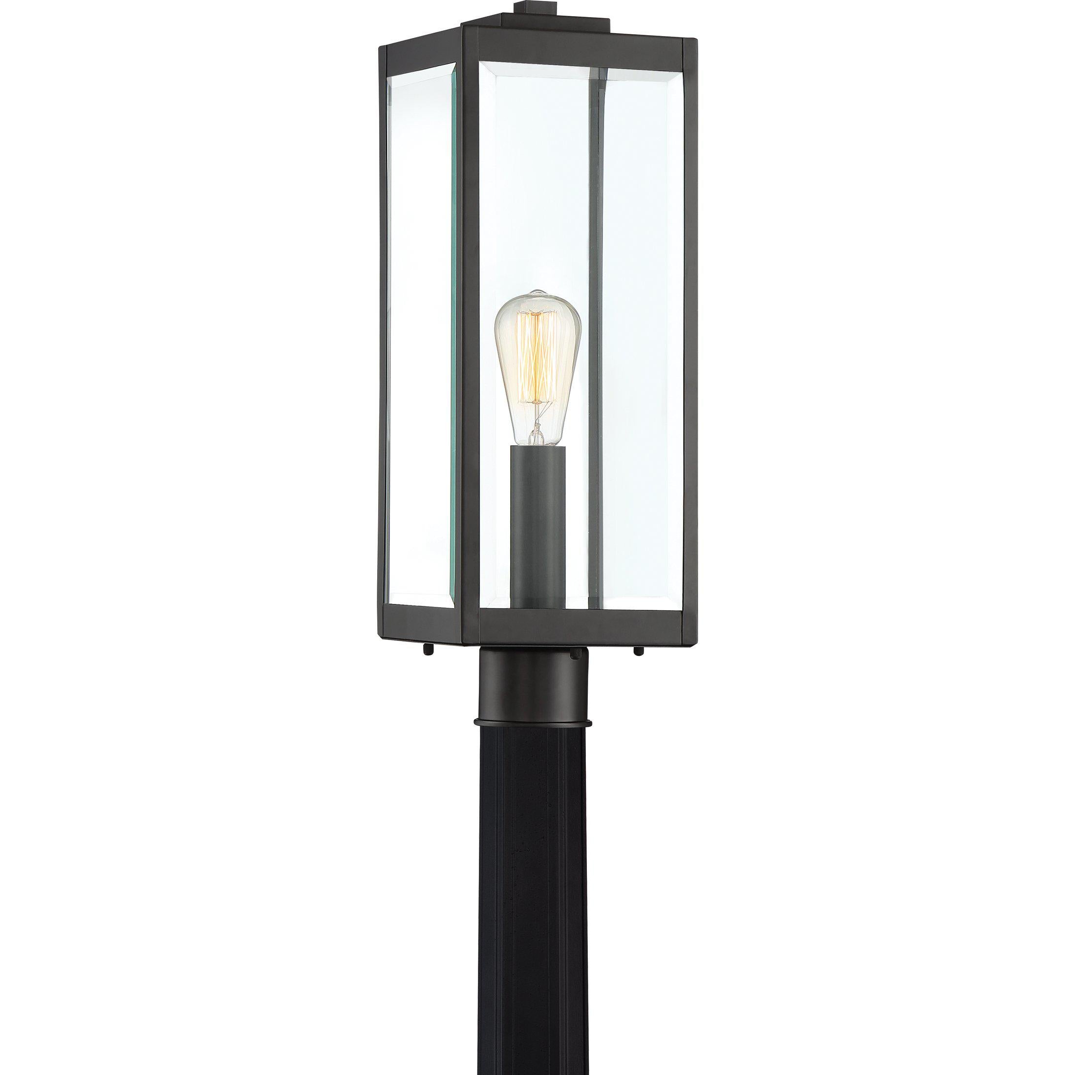 Quoizel Westover Outdoor Lantern, Post