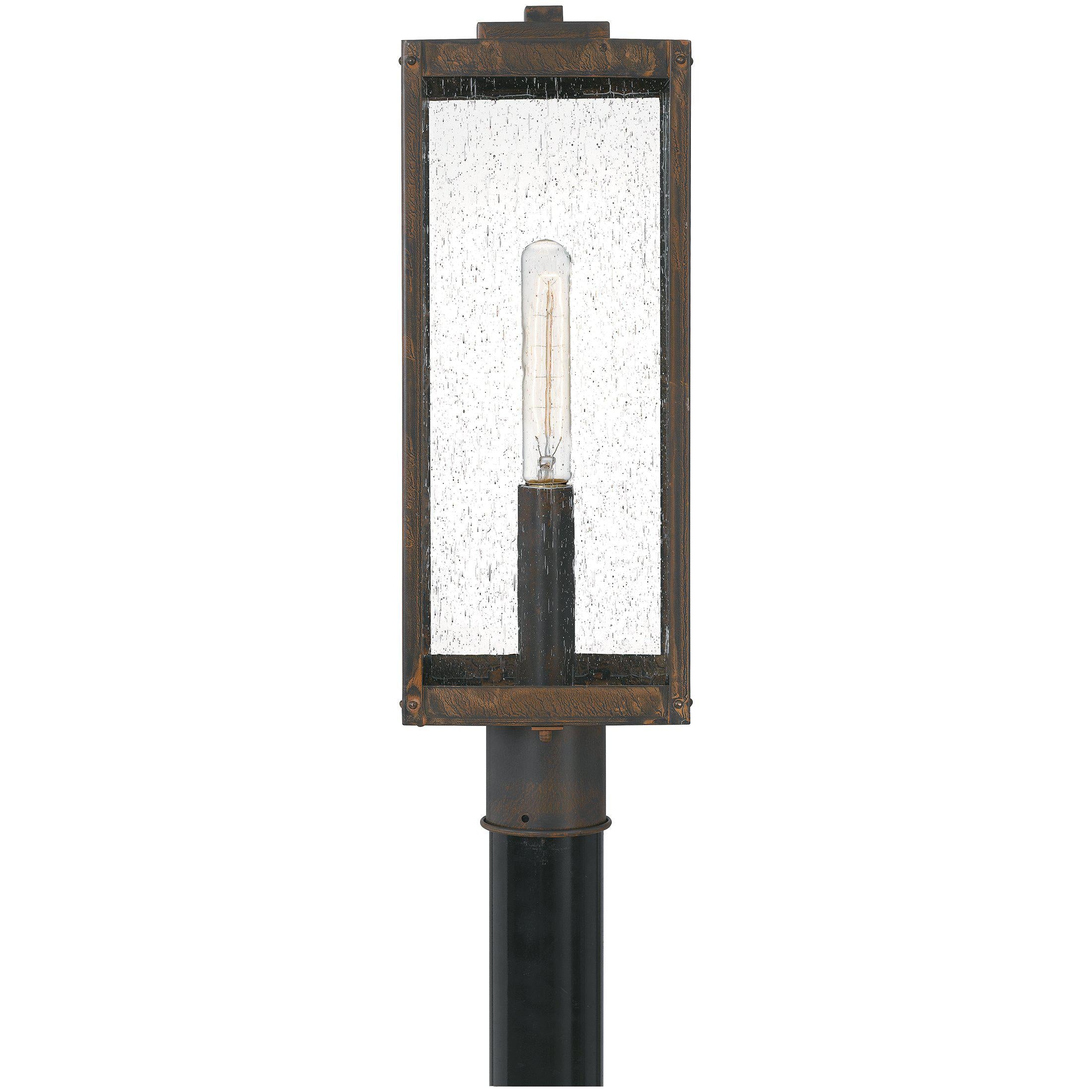 Quoizel Westover Outdoor Lantern, Post