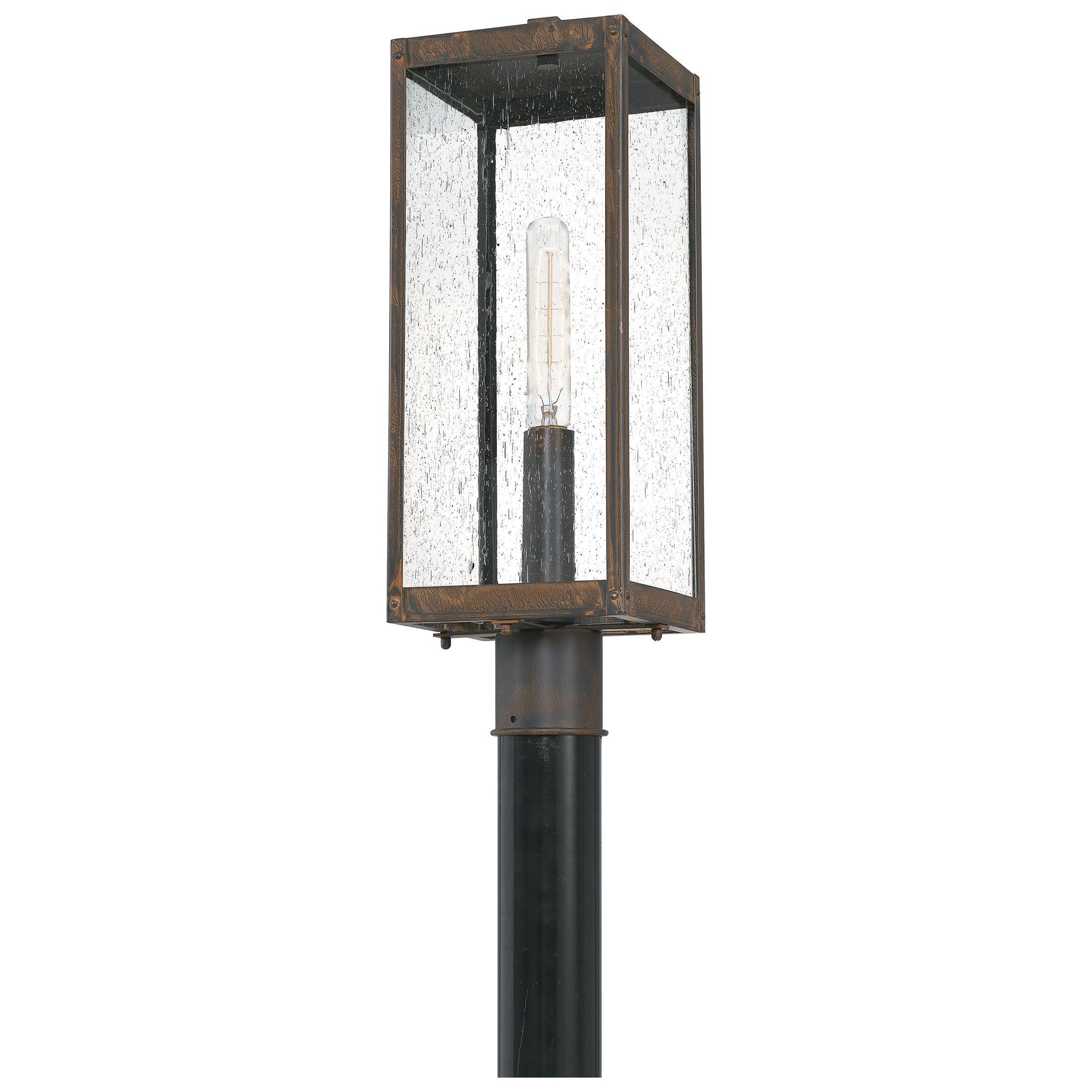 Quoizel Westover Outdoor Lantern, Post