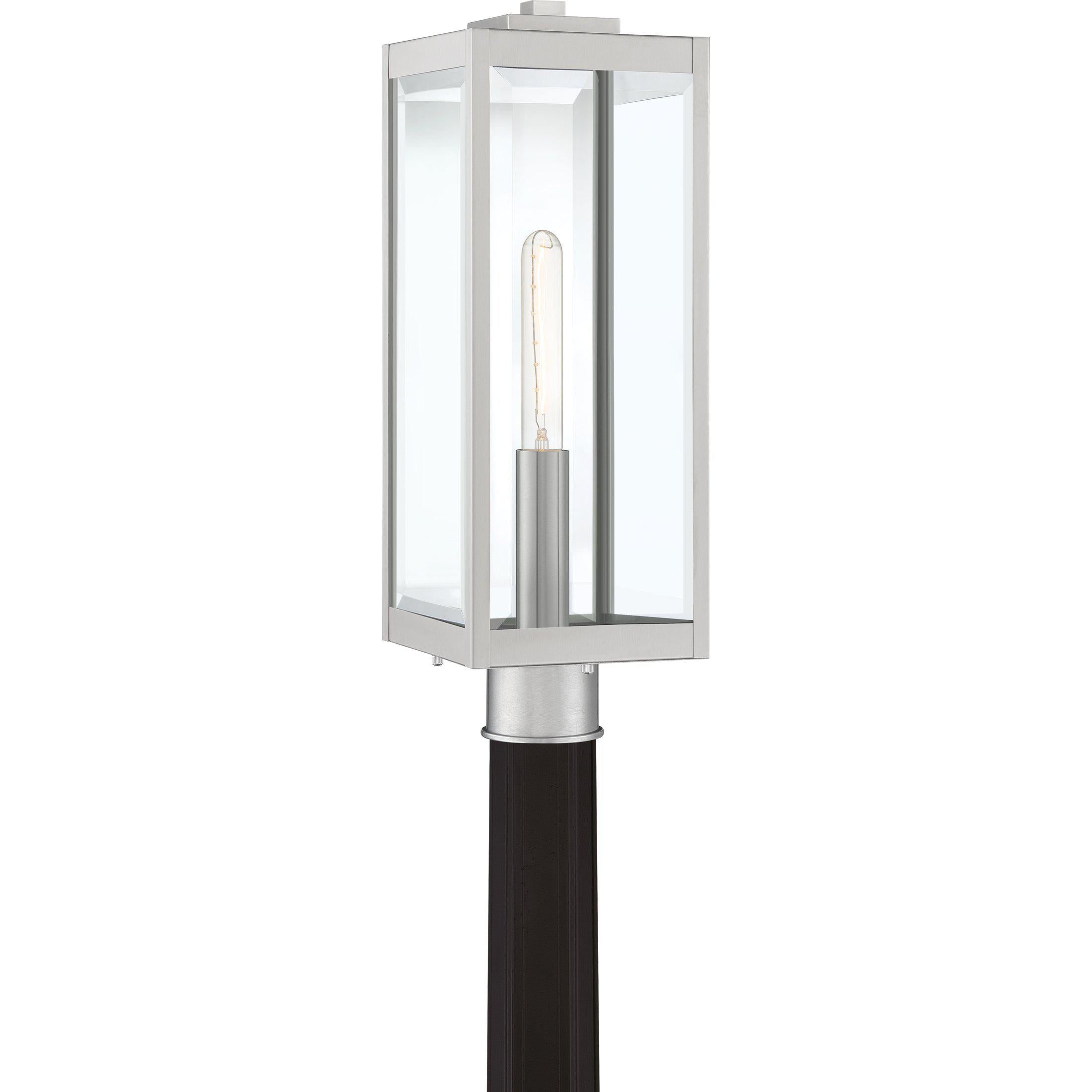 Quoizel Westover Outdoor Lantern, Post