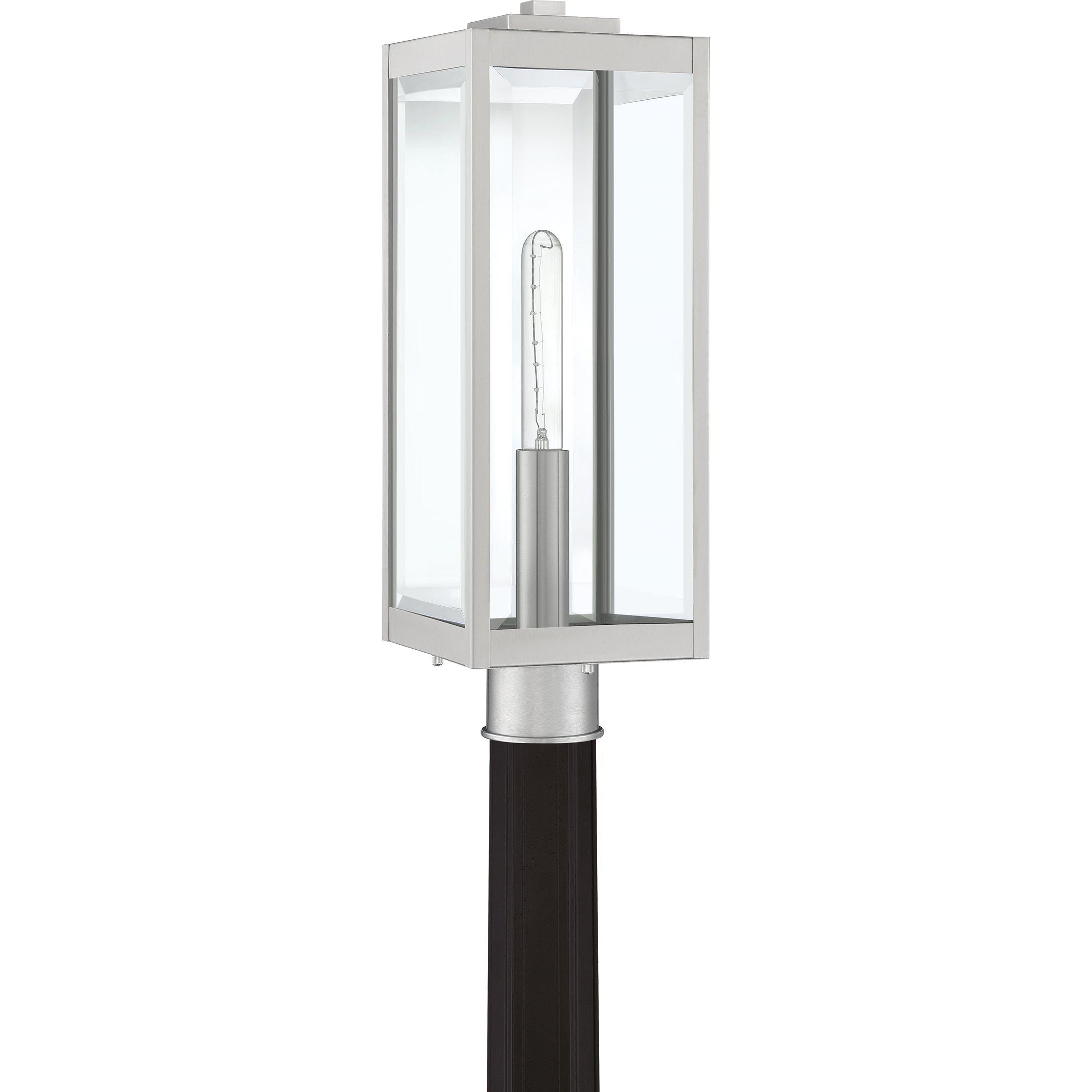 Quoizel Westover Outdoor Lantern, Post