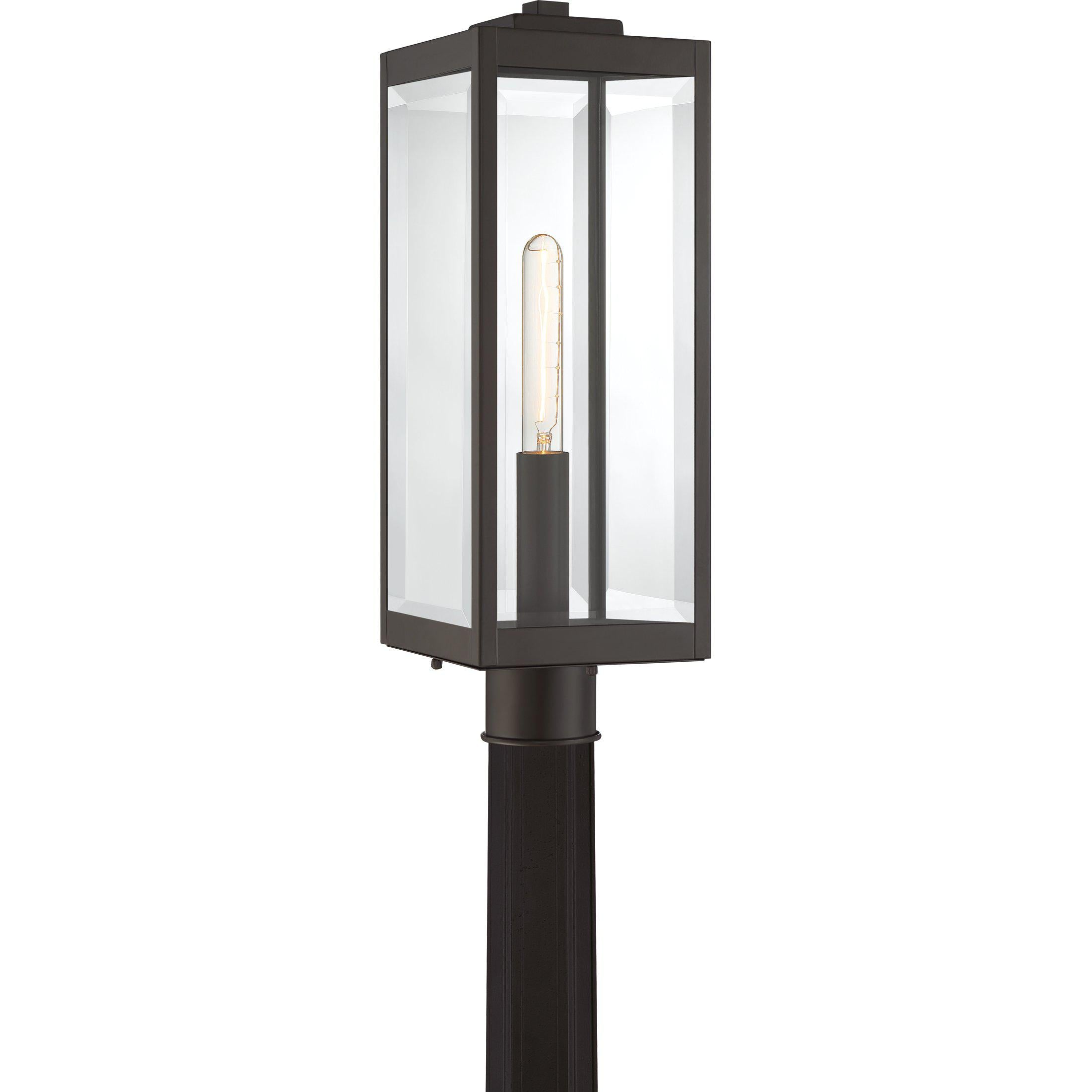 Quoizel Westover Outdoor Lantern, Post