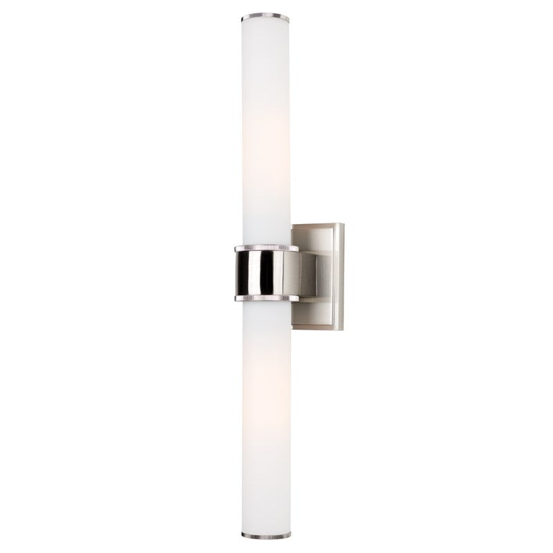 Mill Valley - 2 LIGHT BATH BRACKET Vanity Lights Hudson Valley Lighting Satin Nickel  