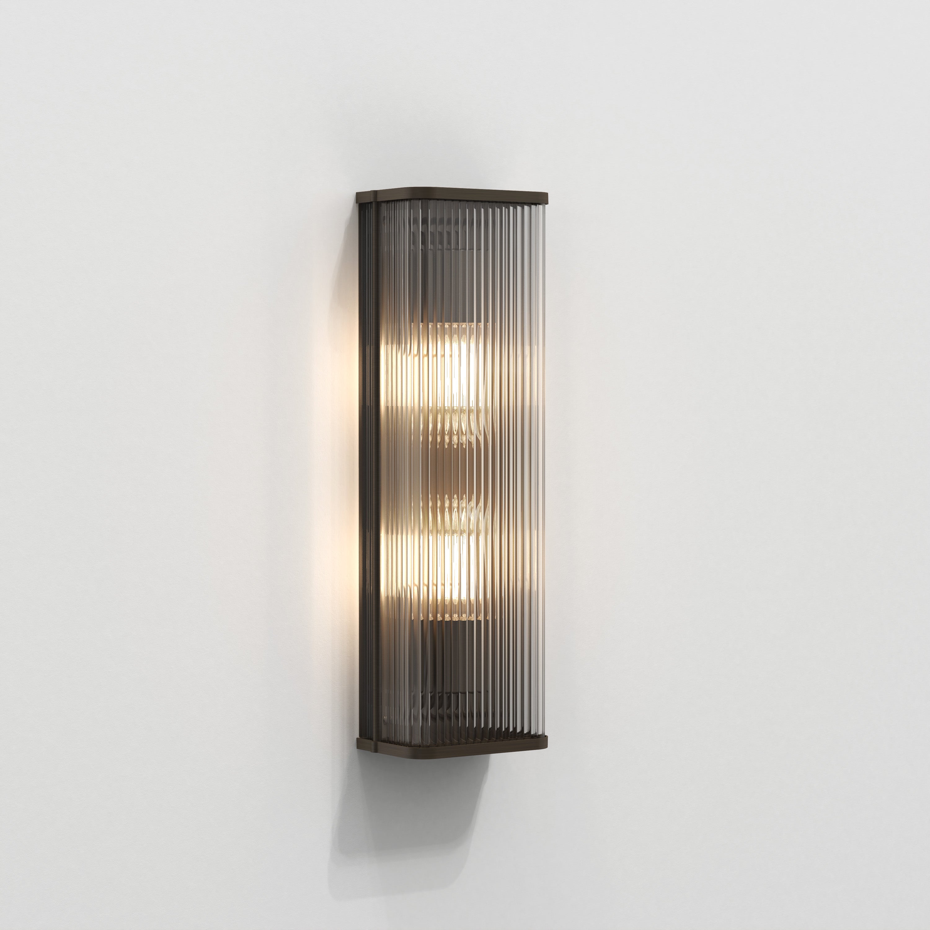 Astro Lighting Avignon Square Wall Sconces Astro Lighting 3.9x6.22x19.69 Bronze No, LED E26/Medium