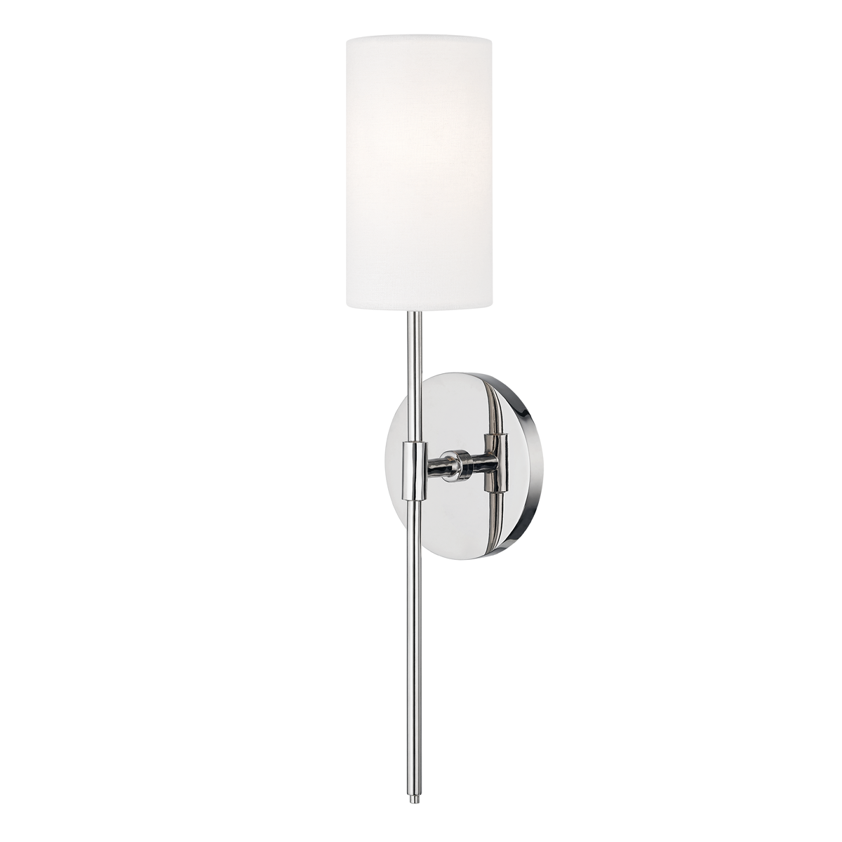 Hudson Valley Lighting Olivia 1 Light Sconces H223101 Wall Sconces Mitzi Polished Nickel  