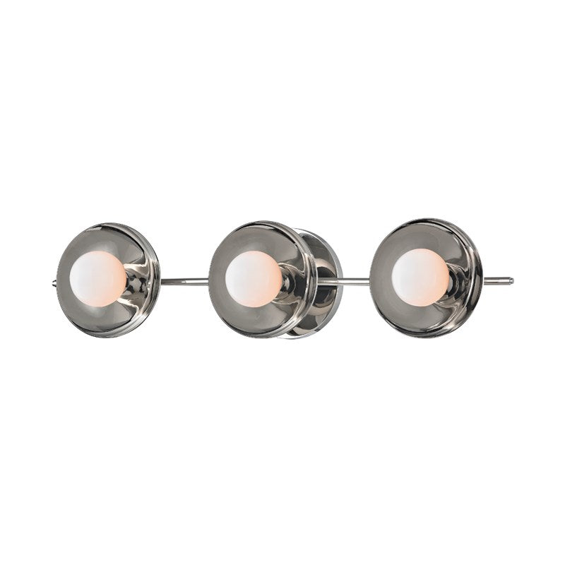 Julien - 3 LIGHT BATH BRACKET Wall Light Fixtures Hudson Valley Lighting Polished Nickel  