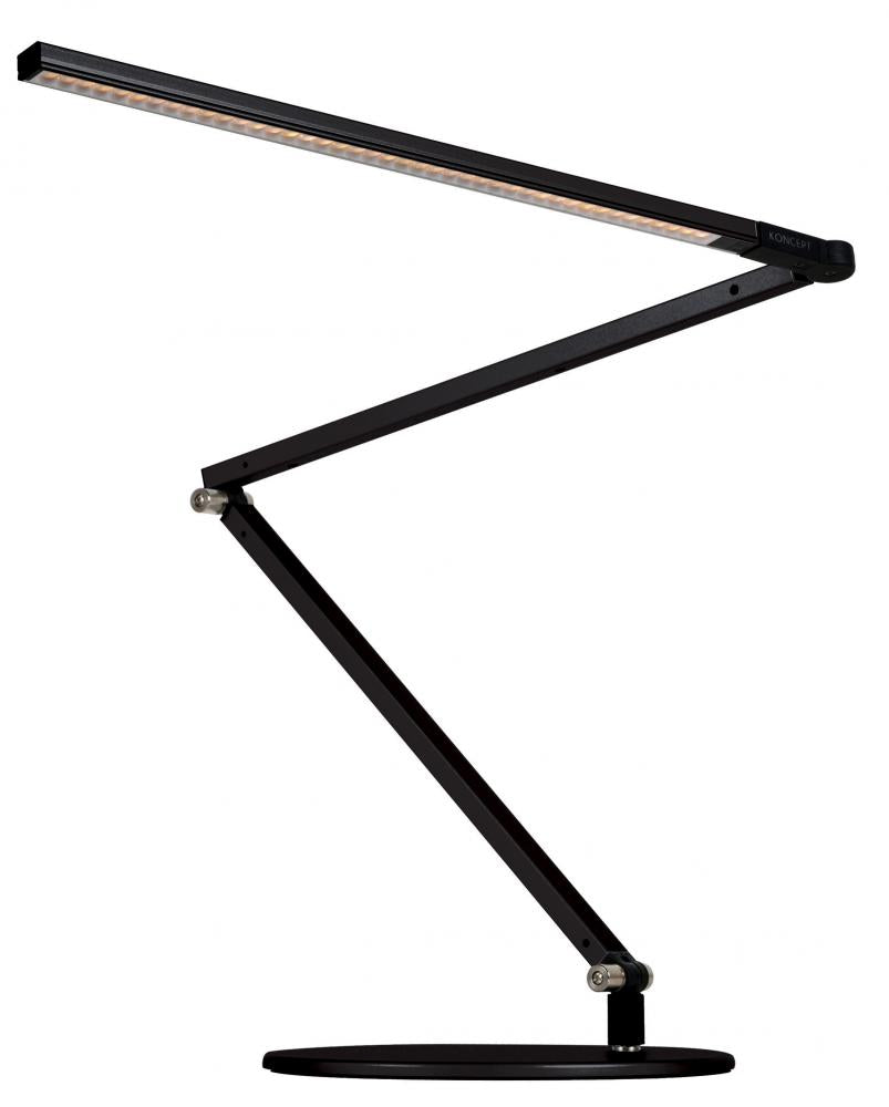 Koncept Inc Z-Bar Desk Lamp with wall mount (Cool Light; Metallic Black) AR3000-CD-MBK-WAL