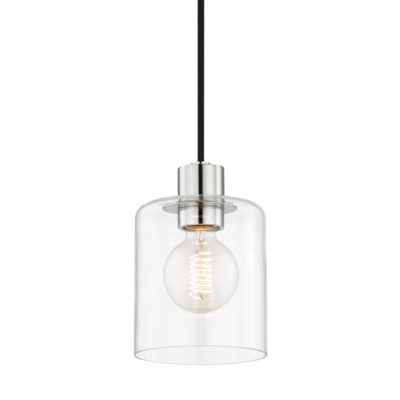 Hudson Valley Lighting Neko 1 Light Pendant H108701 Pendants Mitzi Polished Nickel  