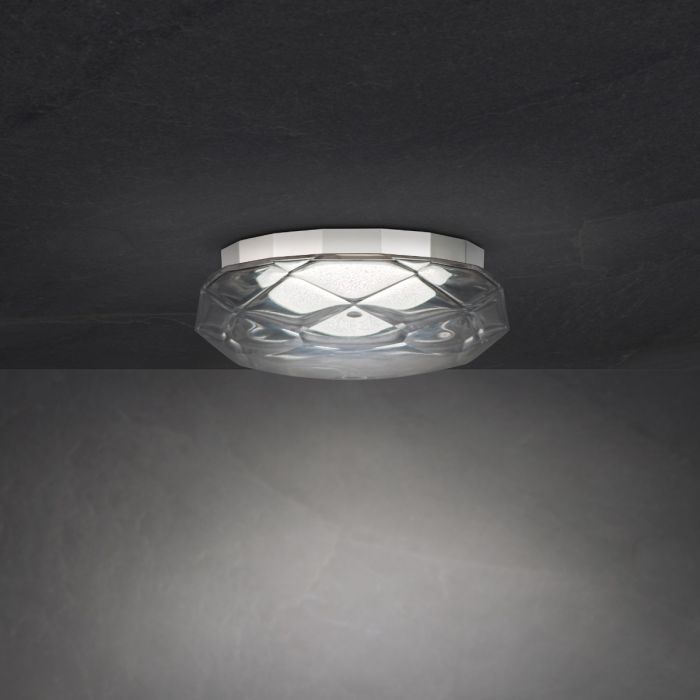 Schonbek Beyond Carat Flush Mount Flush Mount Ceiling Light Schonbek Beyond Polished Nickel  